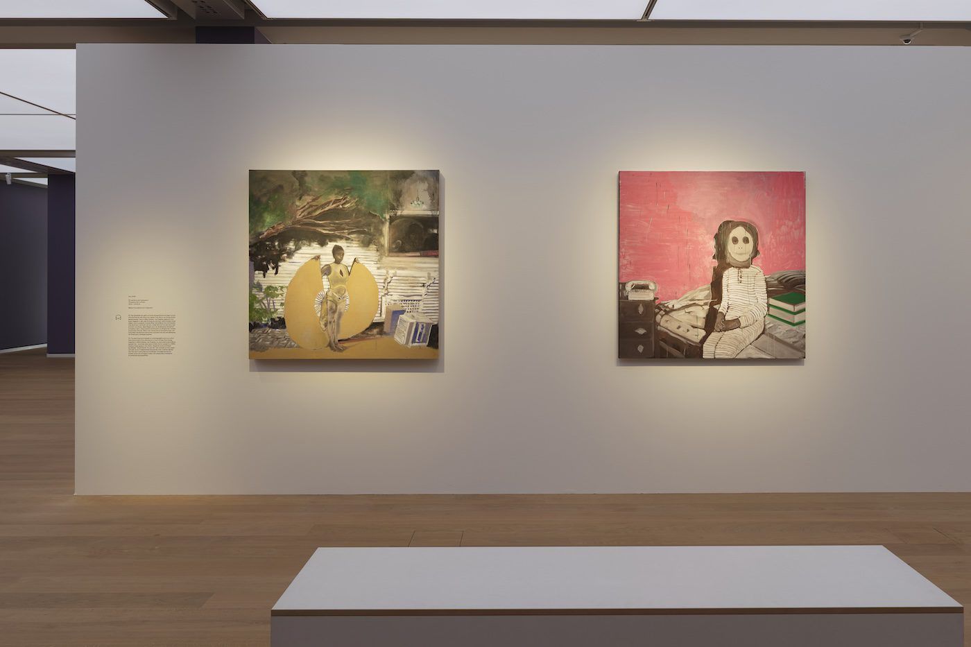 Noah Davis, Installation view of the exhibition Noah Davis, DAS MINSK Kunsthaus in Potsdam 2024. © The Estate of Noah Davis. Courtesy The Estate of Noah Davis and David Zwirner, Photo: Ladislav Zajac.