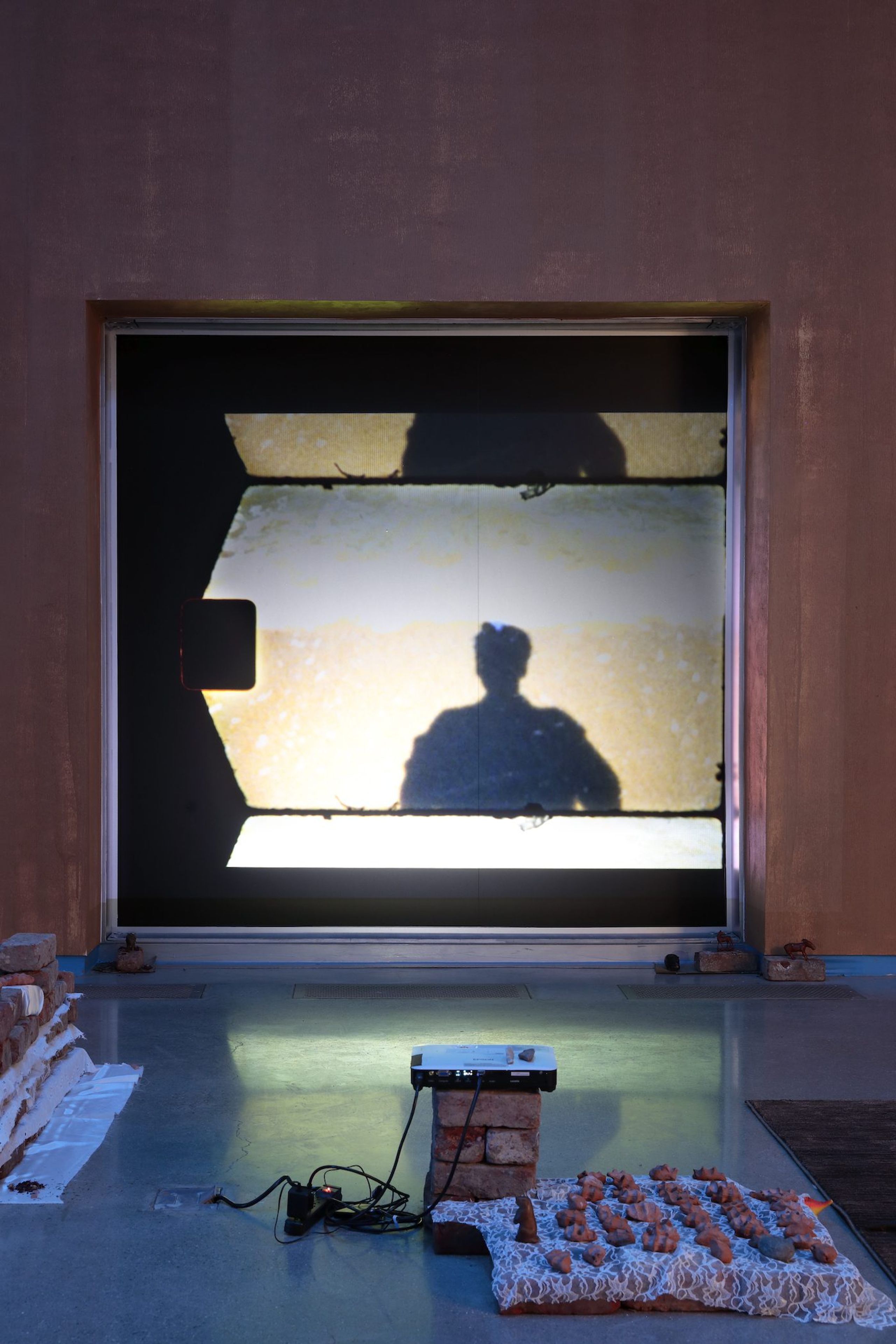 Dineo Seshee Bopape, Installation view. Courtesy of the artist and the Institute for Contemporary Art at VCU.