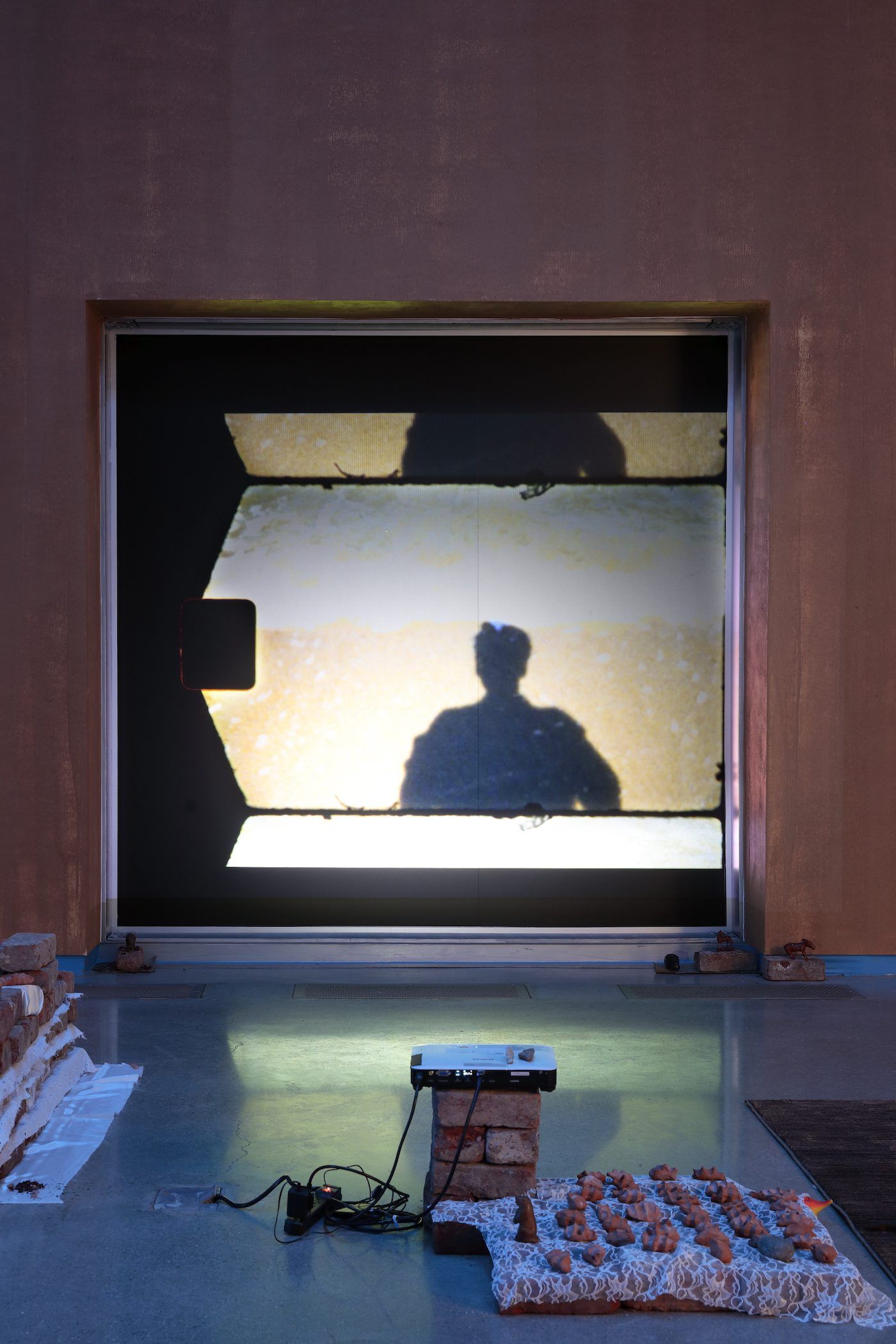 Dineo Seshee Bopape, Installation view. Courtesy of the artist and the Institute for Contemporary Art at VCU.