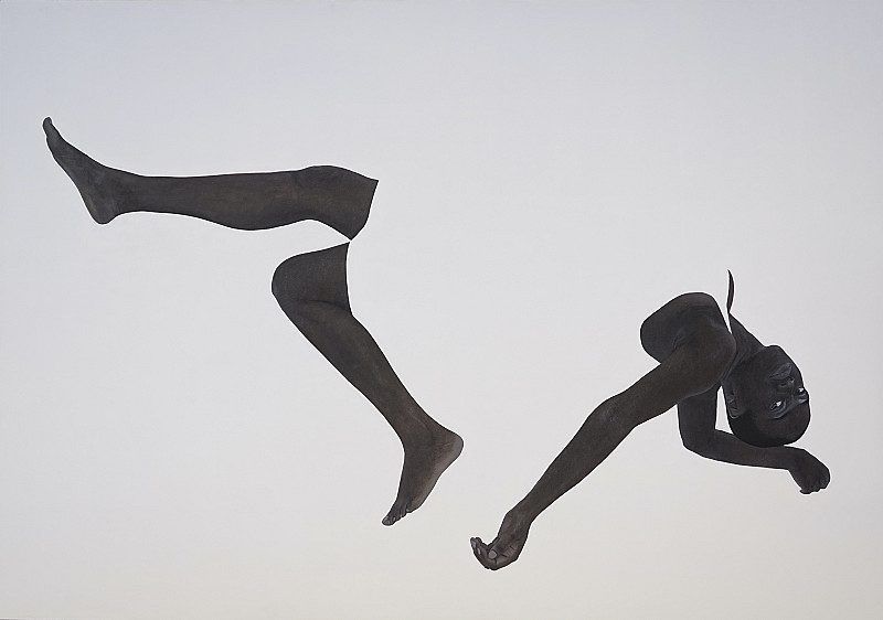 Sungi Mlengeya, Precontemplation, 2021. Acrylic on canvas, 140 x 200 cm.