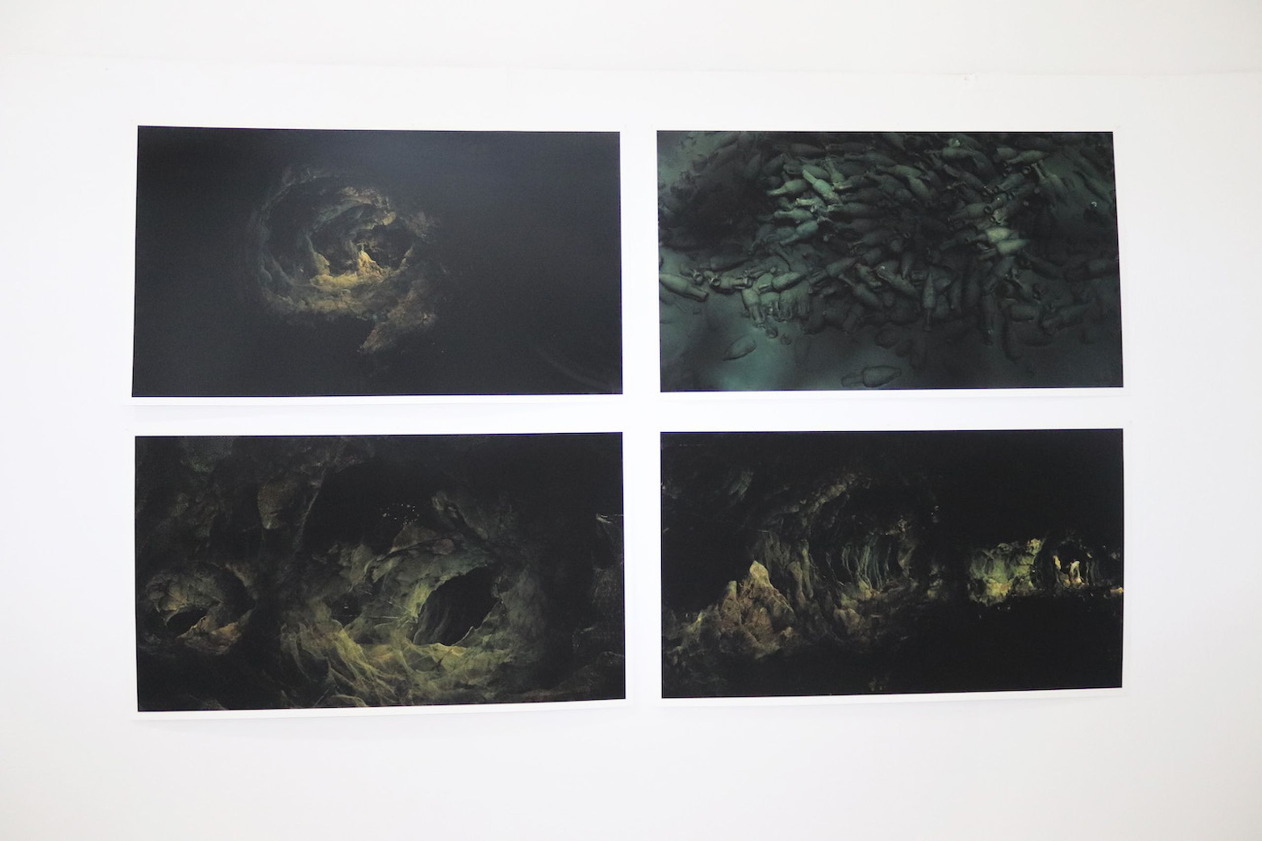 Installation shot of Yemaya series, 2018-2021, Inkjet colour prints by Saïd Afifi. Photo by Annie-Marie Akussah