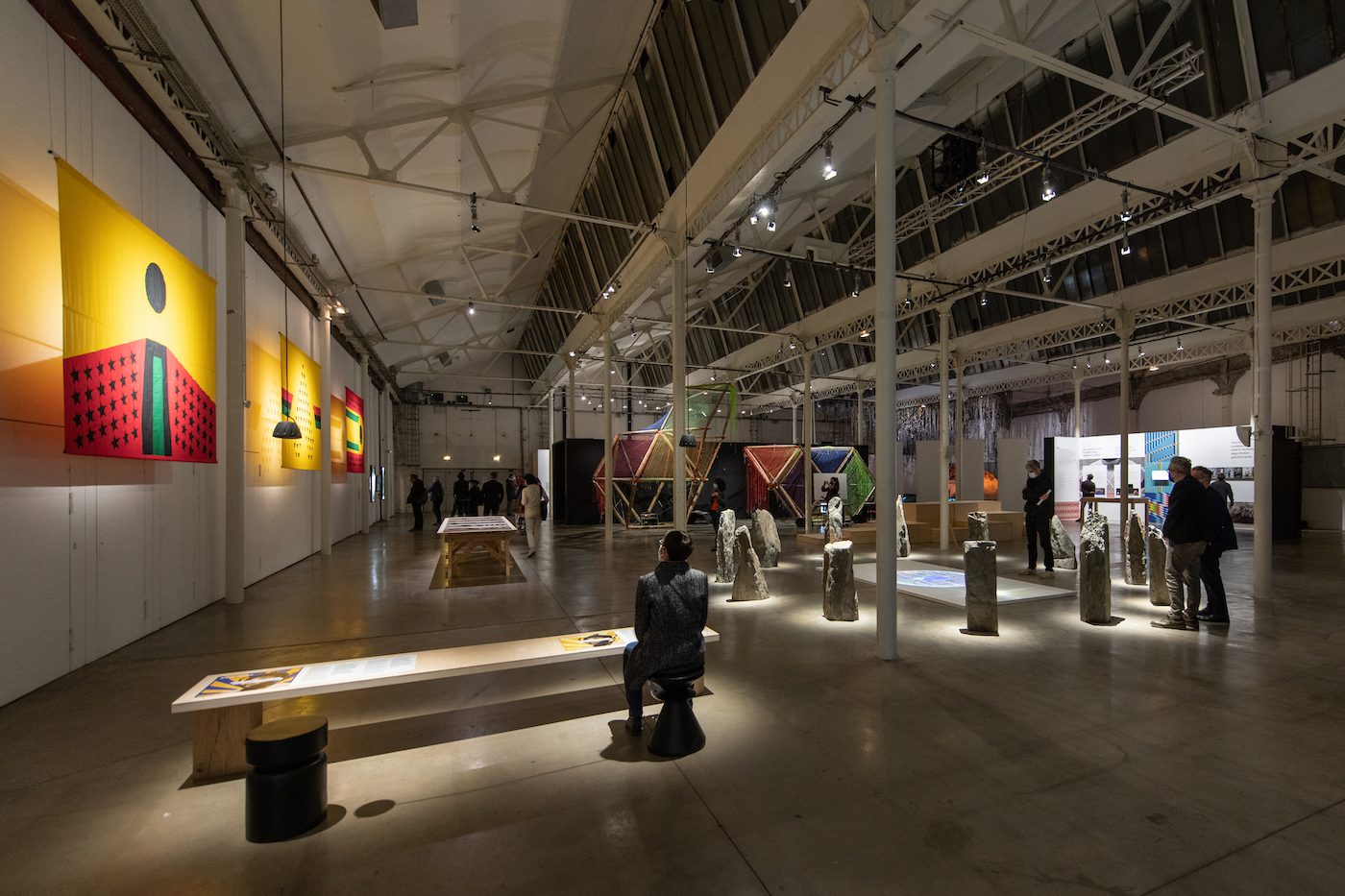 Installation View UFA – University of African Futures from 10 April to 10 August 2021 at le lieu unique.