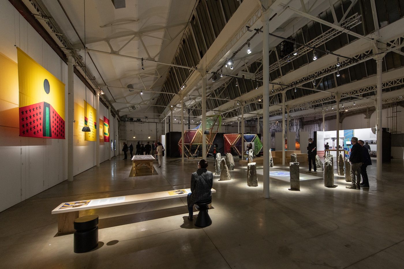 Installation View UFA – University of African Futures from 10 April to 10 August 2021 at le lieu unique.