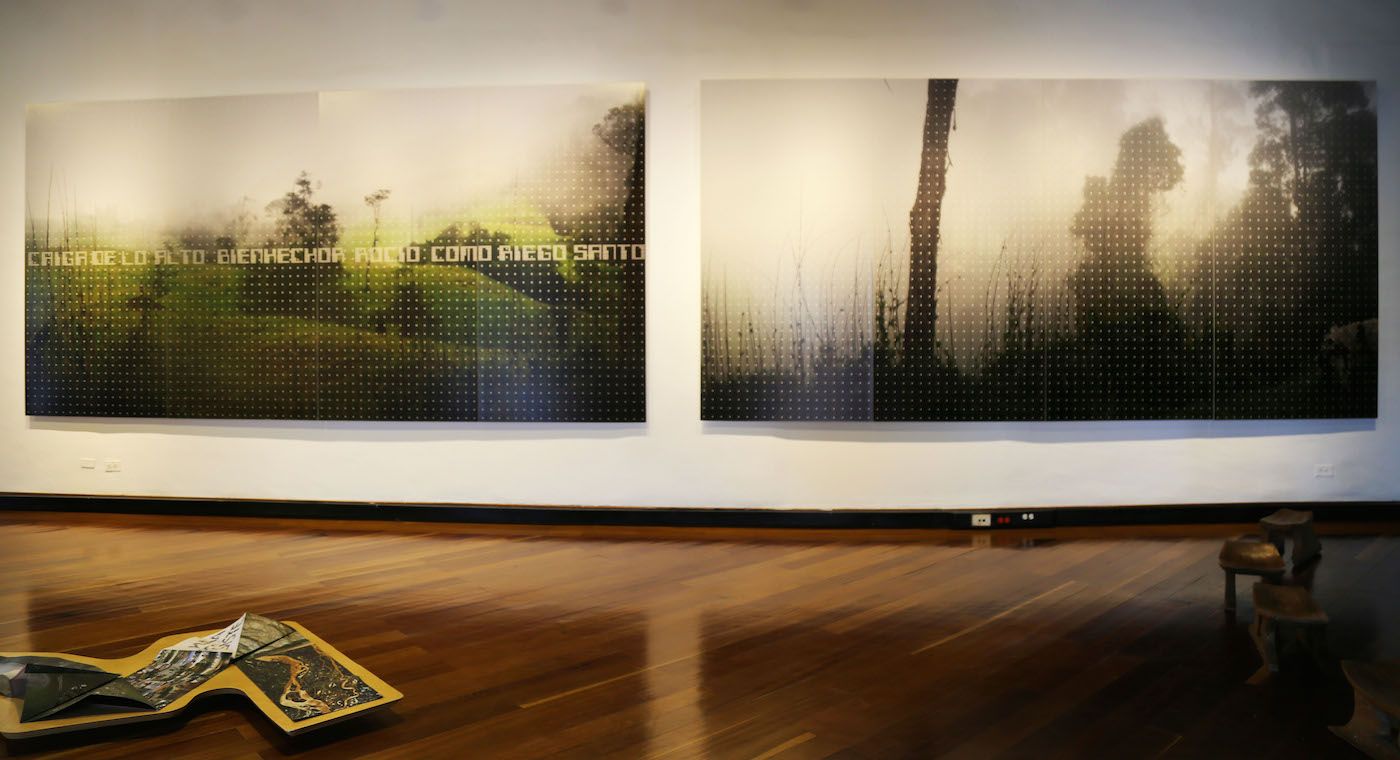 Miguel Ángel Rojas, Saint 1, Saint 2, 2012. Silver gelatin on cotton paper. Produced by the National University of Colombia. Photo: Ana Luisa González.