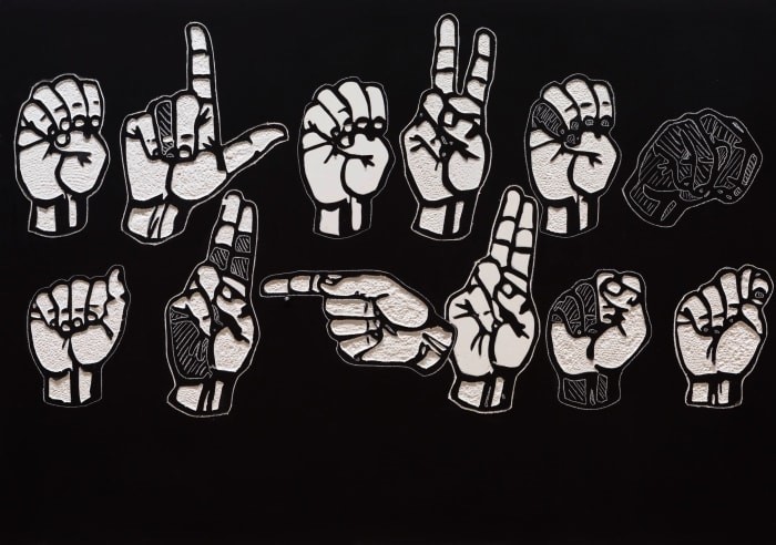 Kemang Wa Lehulere, »Gladiolus«, 2016. Engraving, 152,4 x 243,8 cm. Courtesy of the artist and Stevenson Kapstadt/Johannesburg