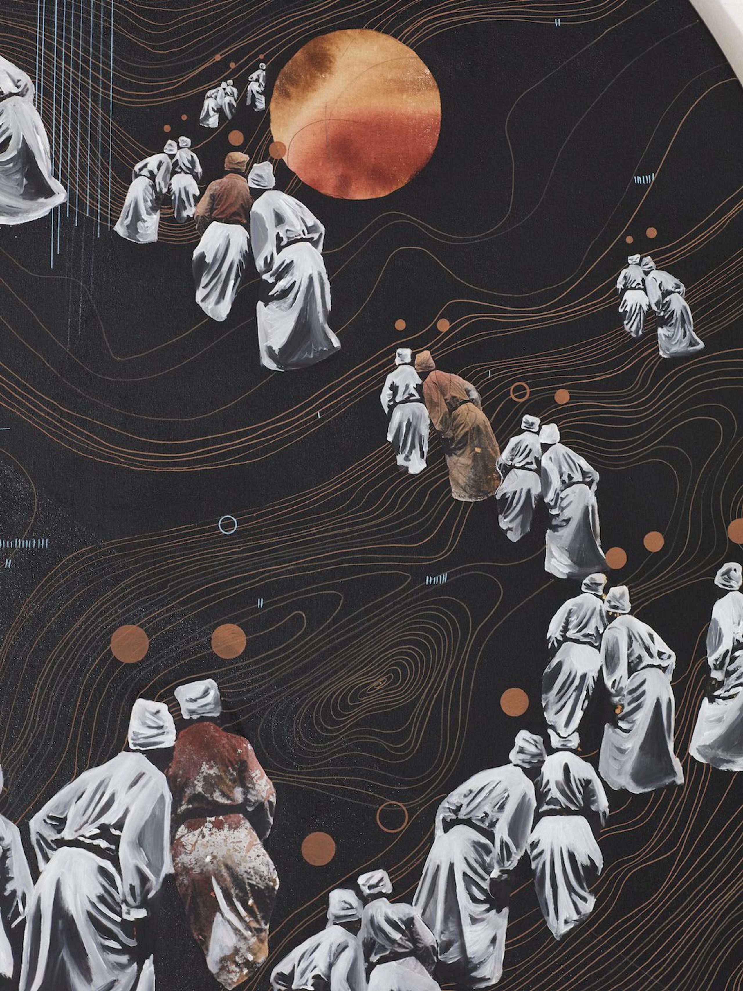 Manyaku Mashilo, Passage to Prayer (detail), 2023. Credit: Hayden Phipps & Southern Guild Archives. Courtesy of the artist.