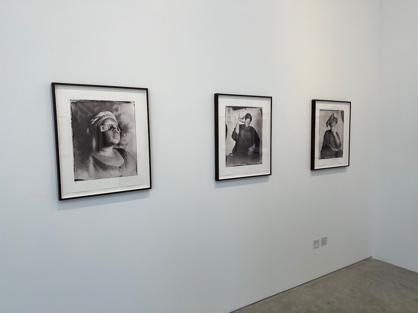 Khadija Saye, from the series “In this space we breathe”, 2017-18. Installation view at Sharjah Biennial 15. Photo: C&amp;.