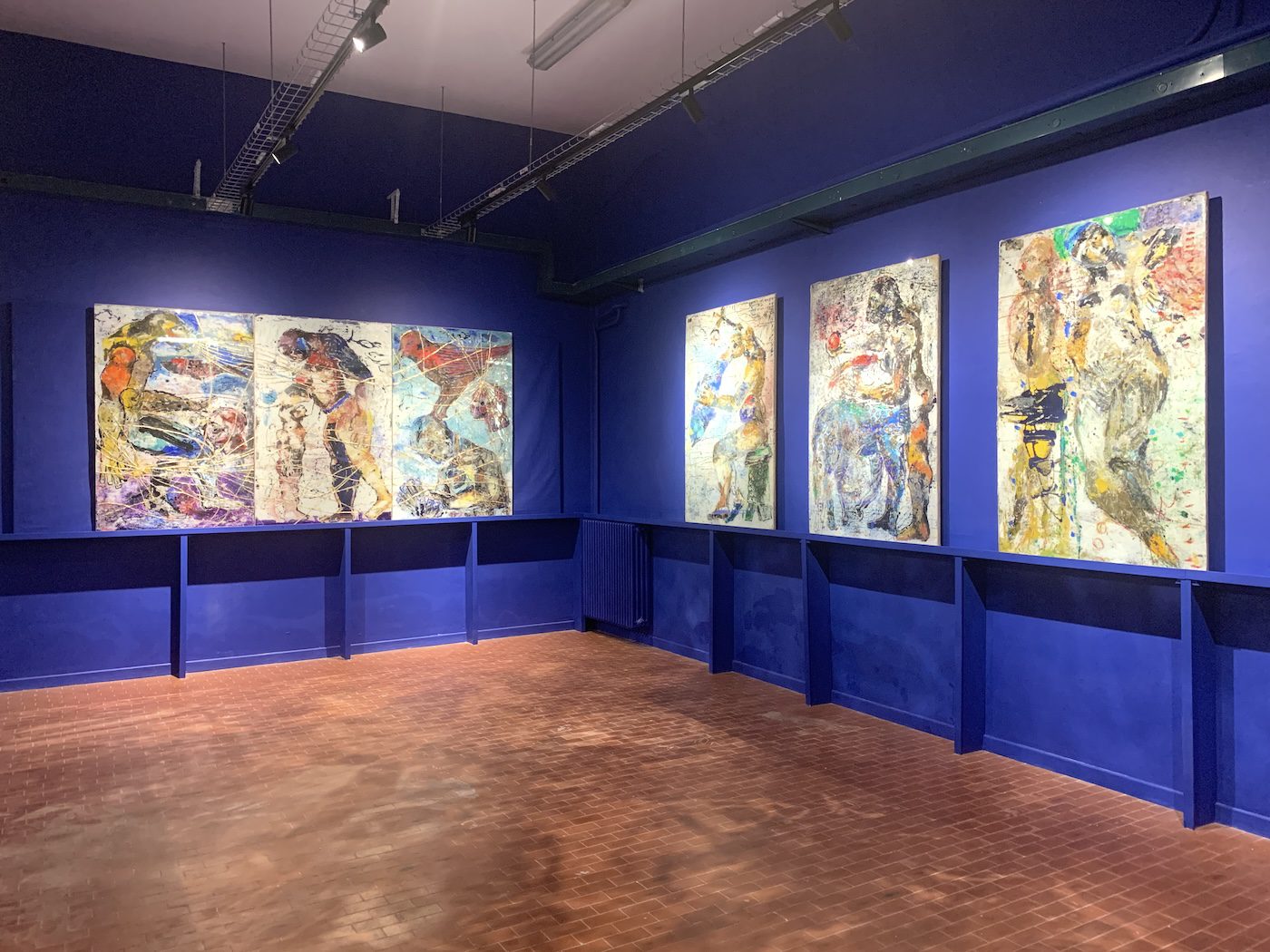 Sadikou Oukpedjo. Installation View of National Pavilion of Côte d’Ivoire at 60th Venice Biennale. Photo: C&amp;