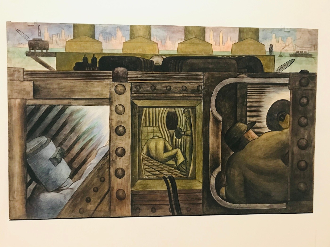 Diego Rivera, Energía eléctrica (Electric energy), 1931-1932.