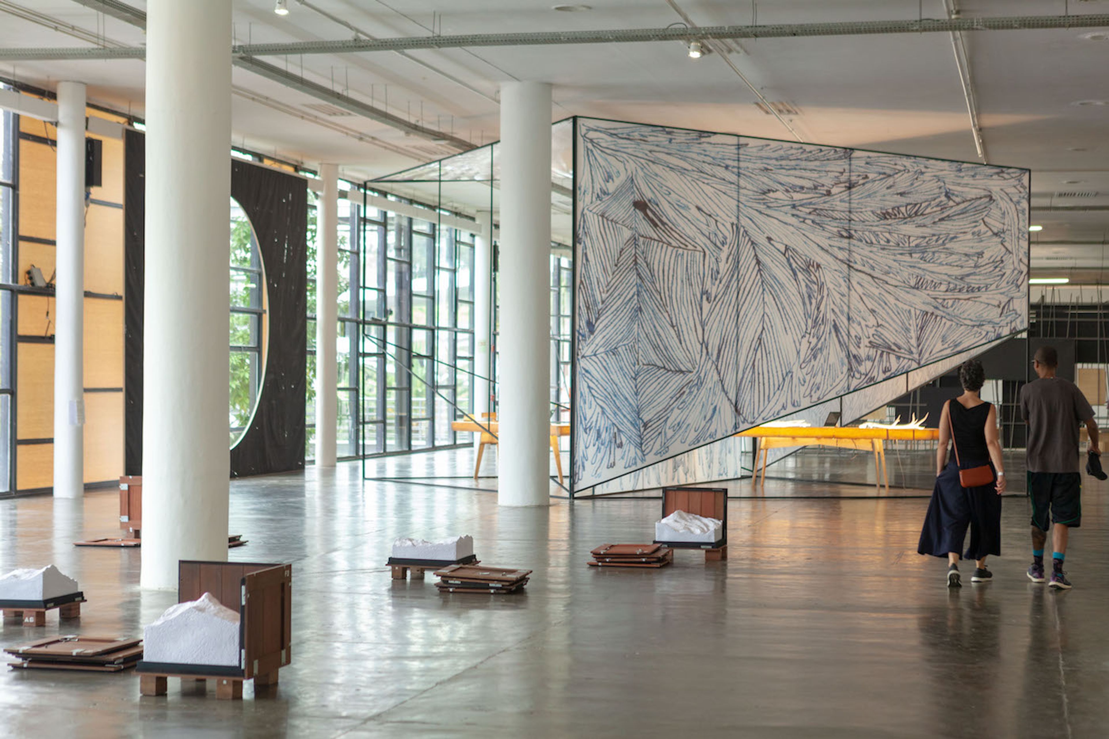 Art work by Claudia Fontes. Installation view of the 33rd Bienal de São Paulo. 02/09/2018 © Pedro Ivo Trasferetti / Fundação Bienal de São Paulo.