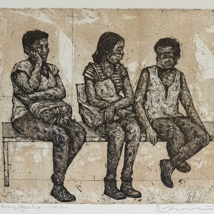 Bidding for Art on WhatsApp while in Lockdown - Contemporary And