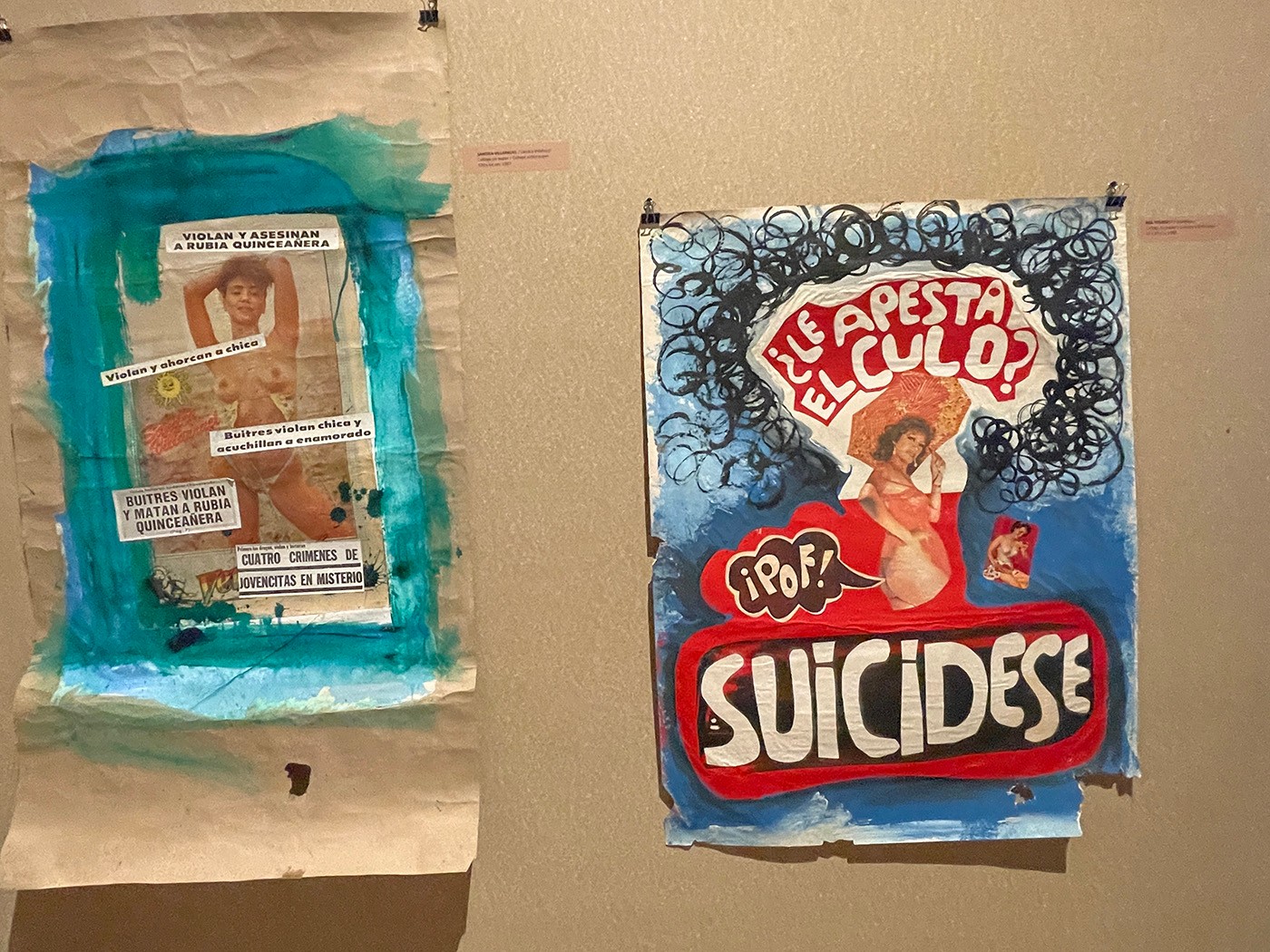 Exhibition view of “Peace is a corrosive promise” at the Peruvian Pavilion (2022).