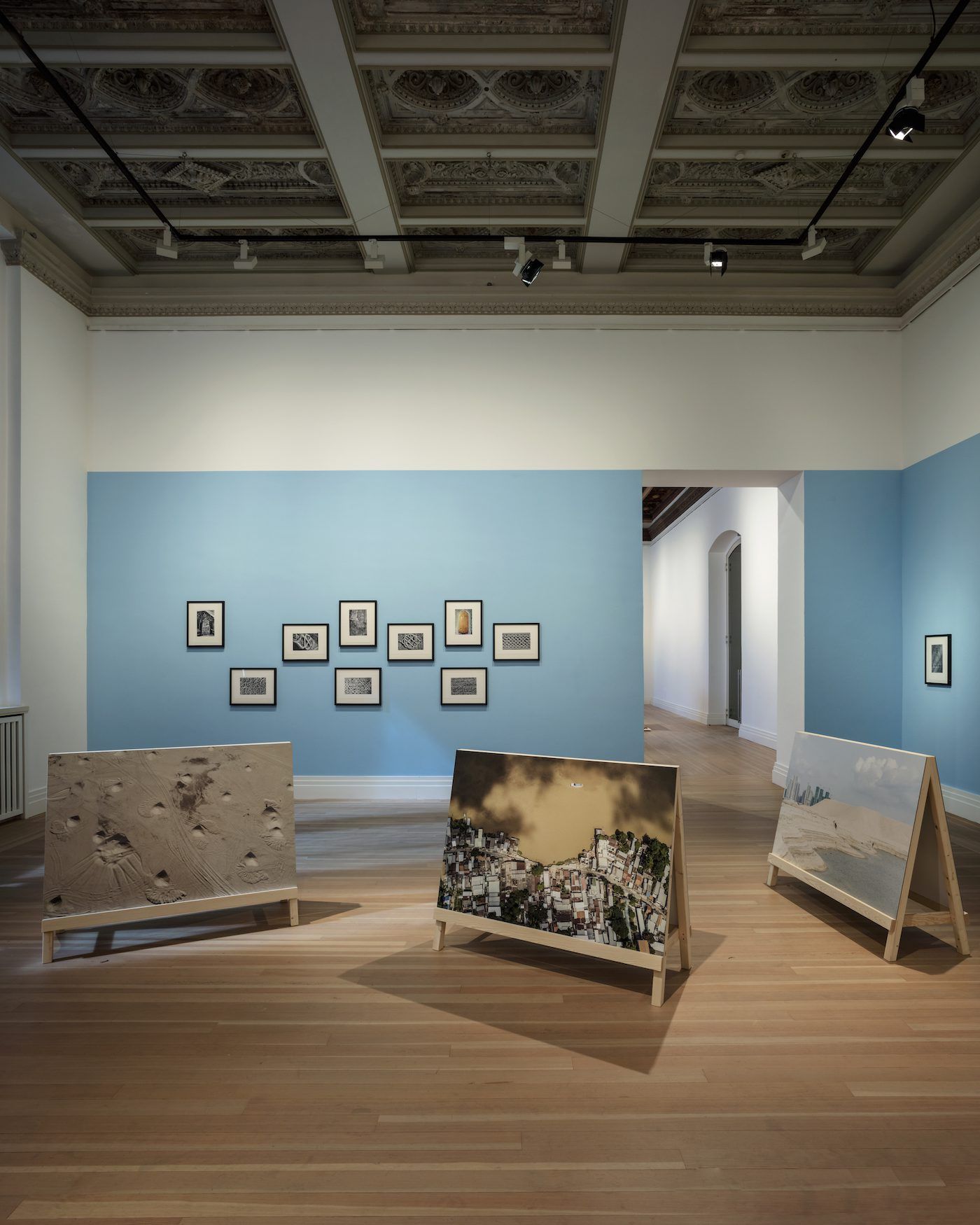 Indigo Waves and Other Stories: Re-Navigating the Afrasian Sea and Notions of Diaspora, Sim Chi Yin, Dominic Sansoni, Installation view, Gropius Bau (2023).