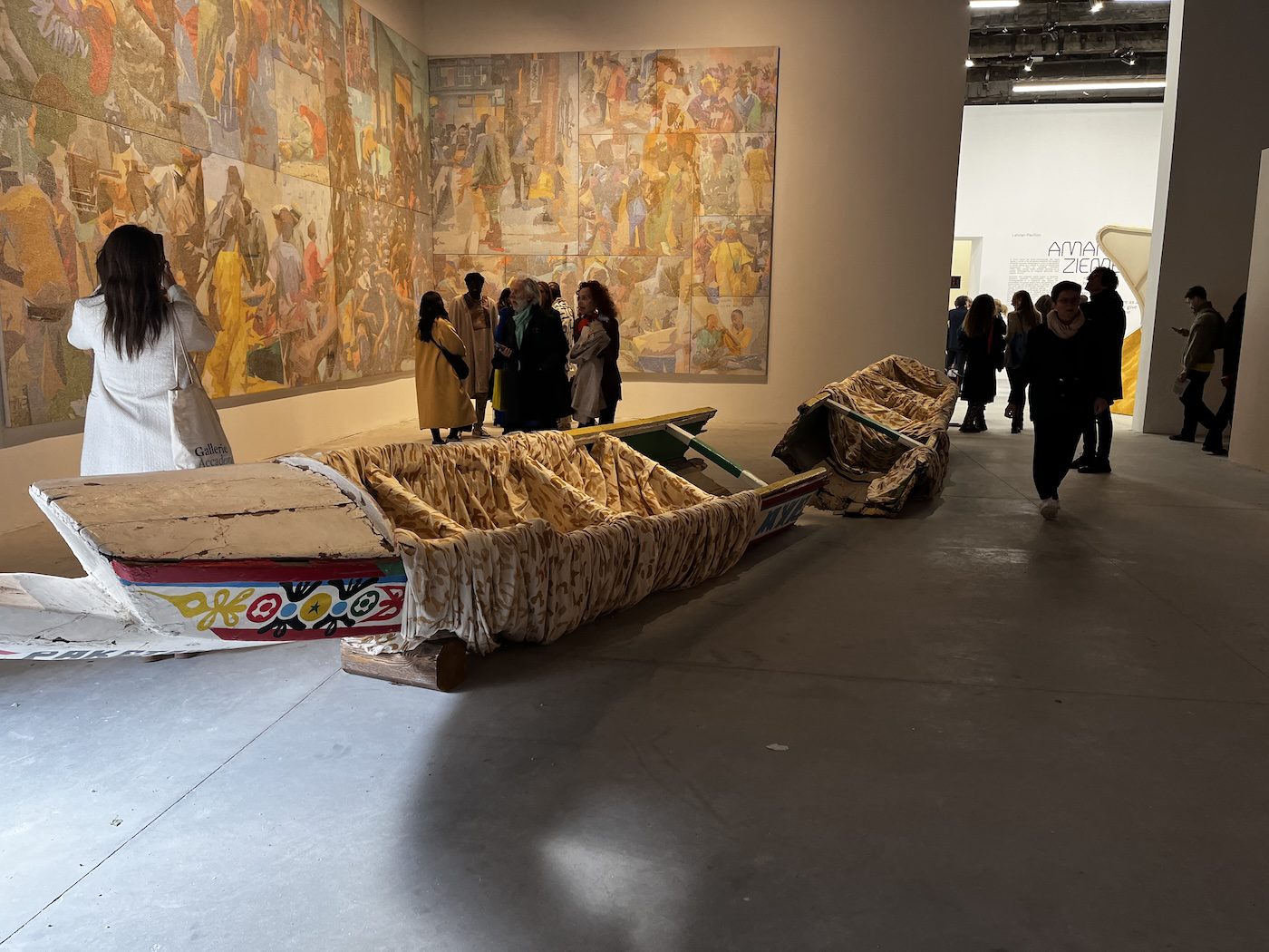 Alioune Diagne at National Pavilion of Senegal. Installation View at 60th Venice Biennale. Photo: C&amp;