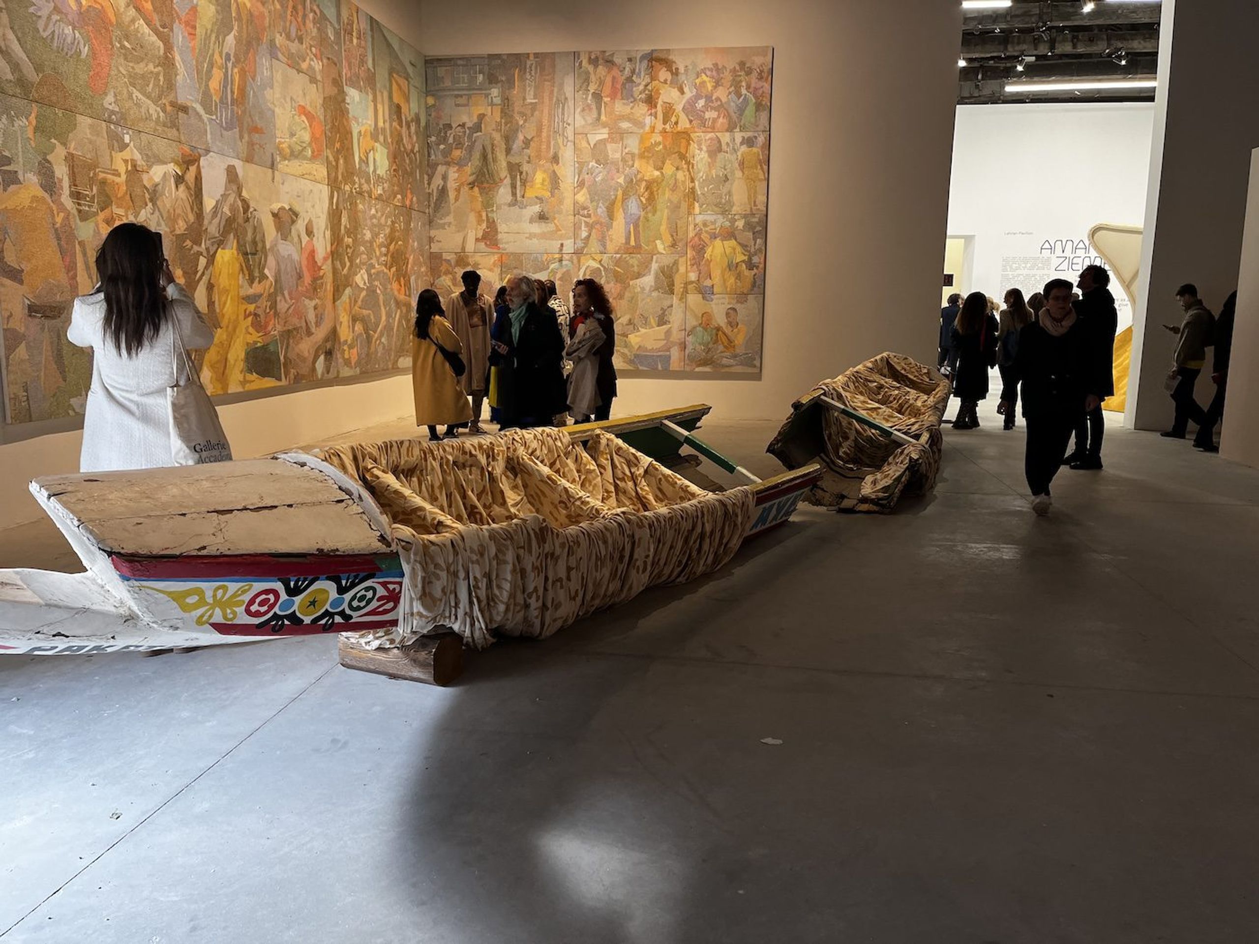 Alioune Diagne at National Pavilion of Senegal. Installation View at 60th Venice Biennale. Photo: C&