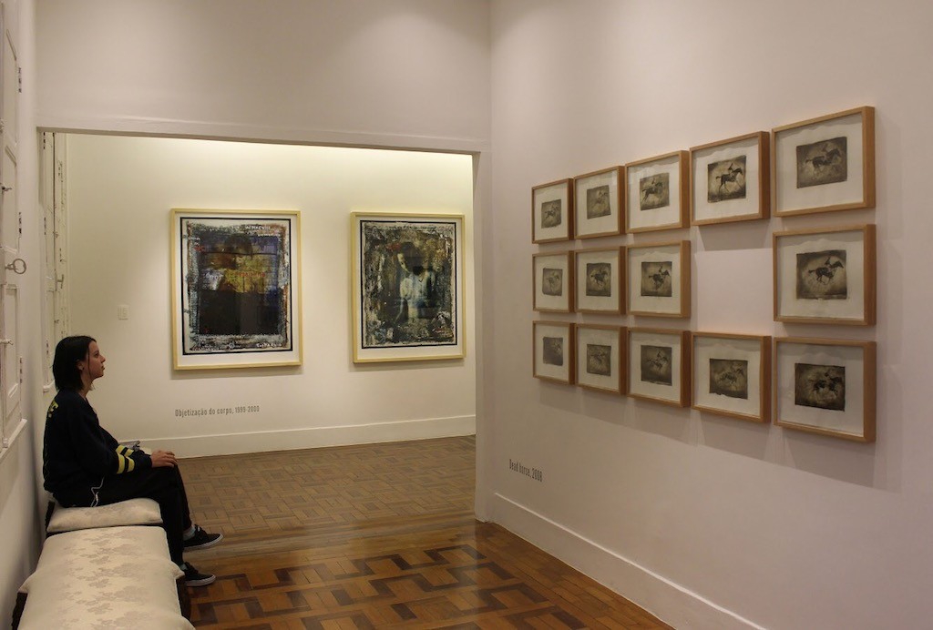 Overview of the exhibition: Dead horse Series (2008) and Objectification of the Body (1999-2000), Eustáquio Neves. Photo: Luísa Lombardi.