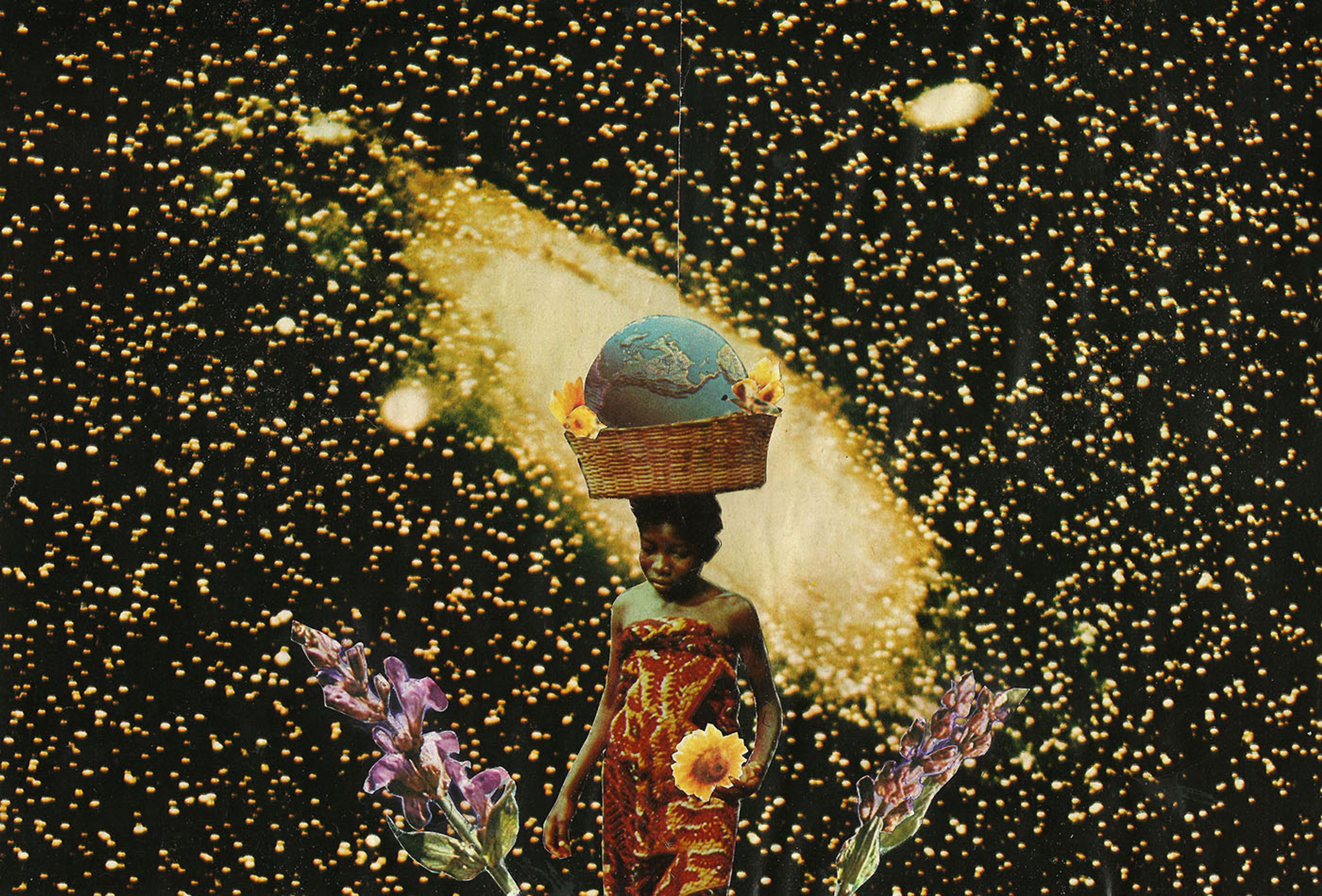 Domitila de Paulo. Collage series Deusas no Orun (Goddesses in Heaven). Photo: Courtesy of the artist.
