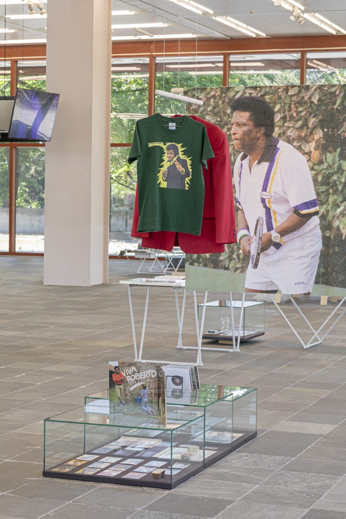 Installation View of Austrian Museum for Black Entertainment and Black Music at Belvedere, Vienna, 2022. Photo: Johannes Stoll, Courtesy of Österreichische Museum für Schwarze Unterhaltung und Black Music (ÖMSUBM).