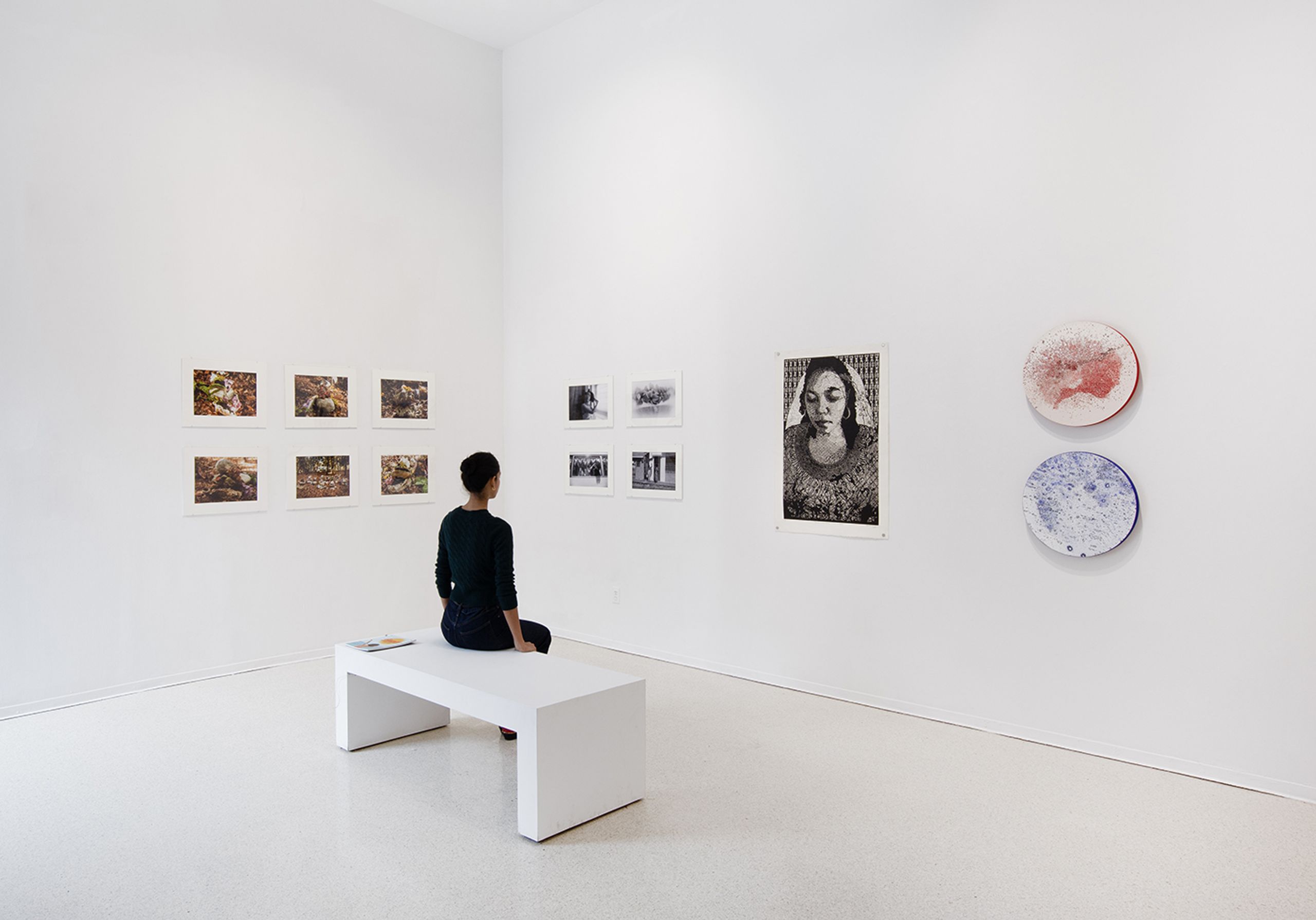 View of the exhibition Raíces y renacimiento: Mujeres Dominicanas en el Arte (Roots and Rebirth: Dominican Women in Art), at Hostos Center for the Arts and Culture (USA). Photo: courtesy of @404artcollection