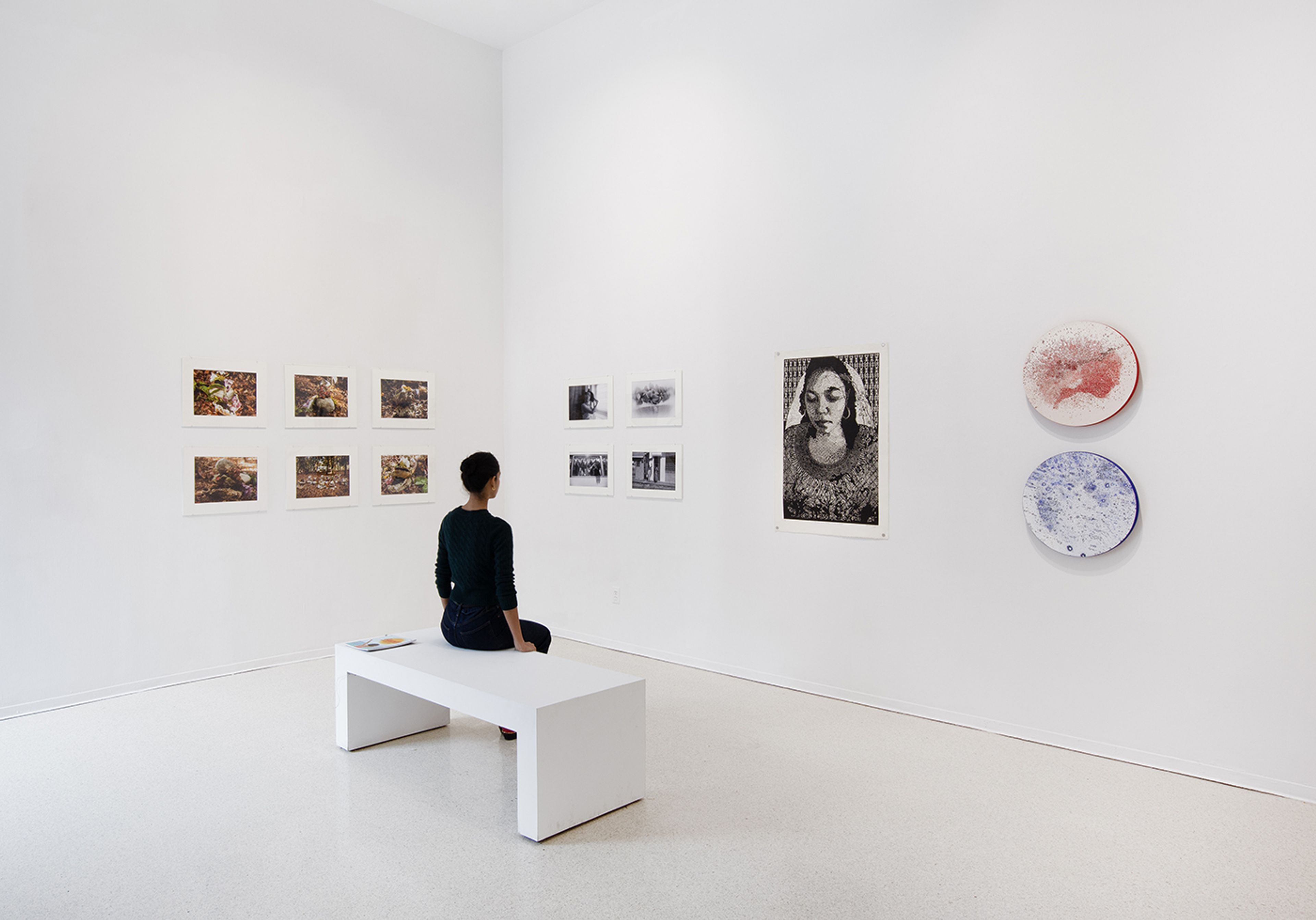 View of the exhibition Raíces y renacimiento: Mujeres Dominicanas en el Arte (Roots and Rebirth: Dominican Women in Art), at Hostos Center for the Arts and Culture (USA). Photo: courtesy of @404artcollection