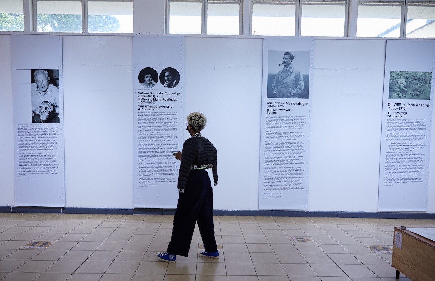 Installation View “Invisible Inventories” at National Museum of Kenya in Nairobi from 17.03. – 02.05.2021. Photo: Lamek Orina