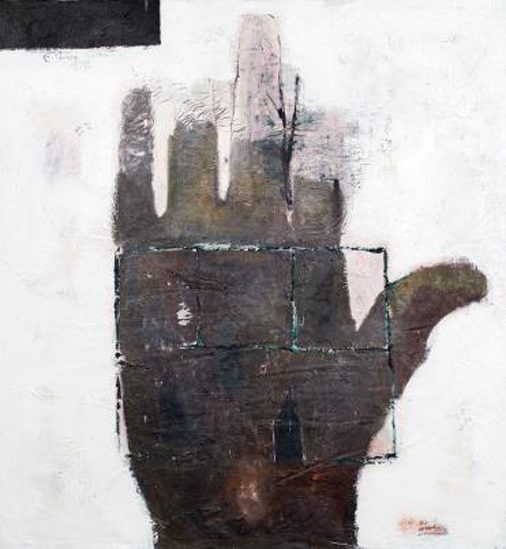 Endale Desalegn, Unknown II, 2014. Oil on canvas, 138 x 133cm. Courtesy of the !Kauru African Contemporary Art project