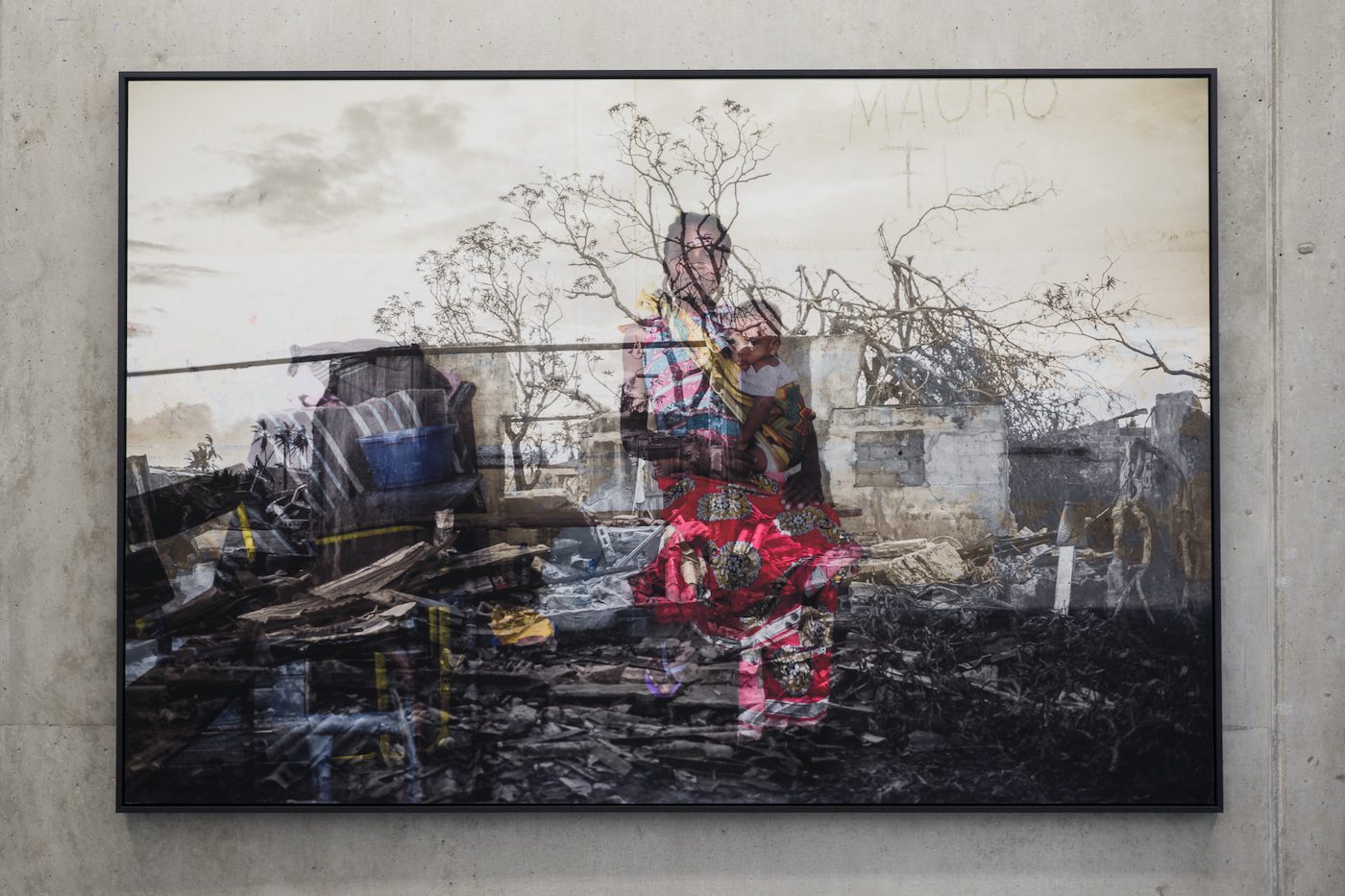 Mário Macilau. Installation view of “Circle of Memories”at La Terrasse espace d’art de Nanterre, 2021.