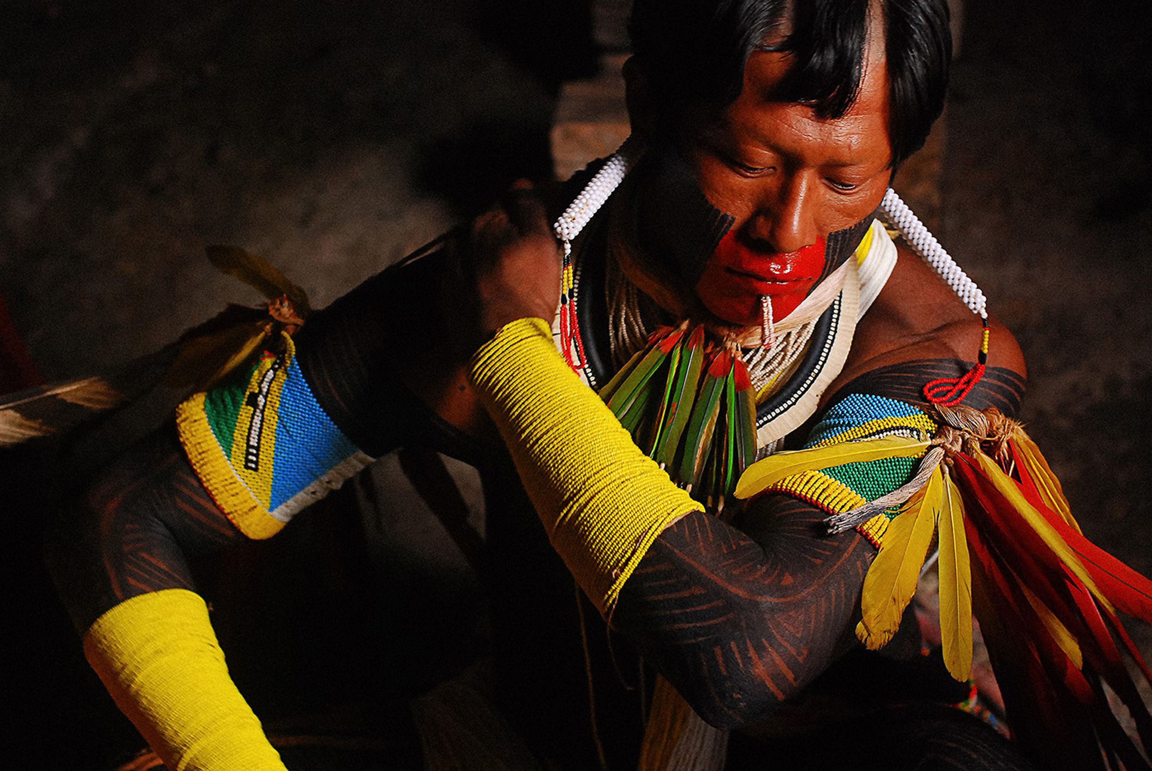 Guta Galli, Kubutz II (Mehrere Mex Series – People Who Extend Their Beauty), Kayapó Indians from Vila de Kriny - Pará, 2009. Artist’s collection.
