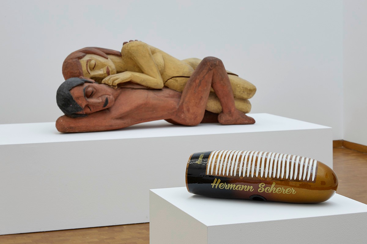 Installation view HERE AND NOW at Museum Ludwig. Anti- colonial Interventions, Museum Ludwig, Cologne 2022. Photo: Rheinisches Bildarchiv, Cologne/Benita Ruster.