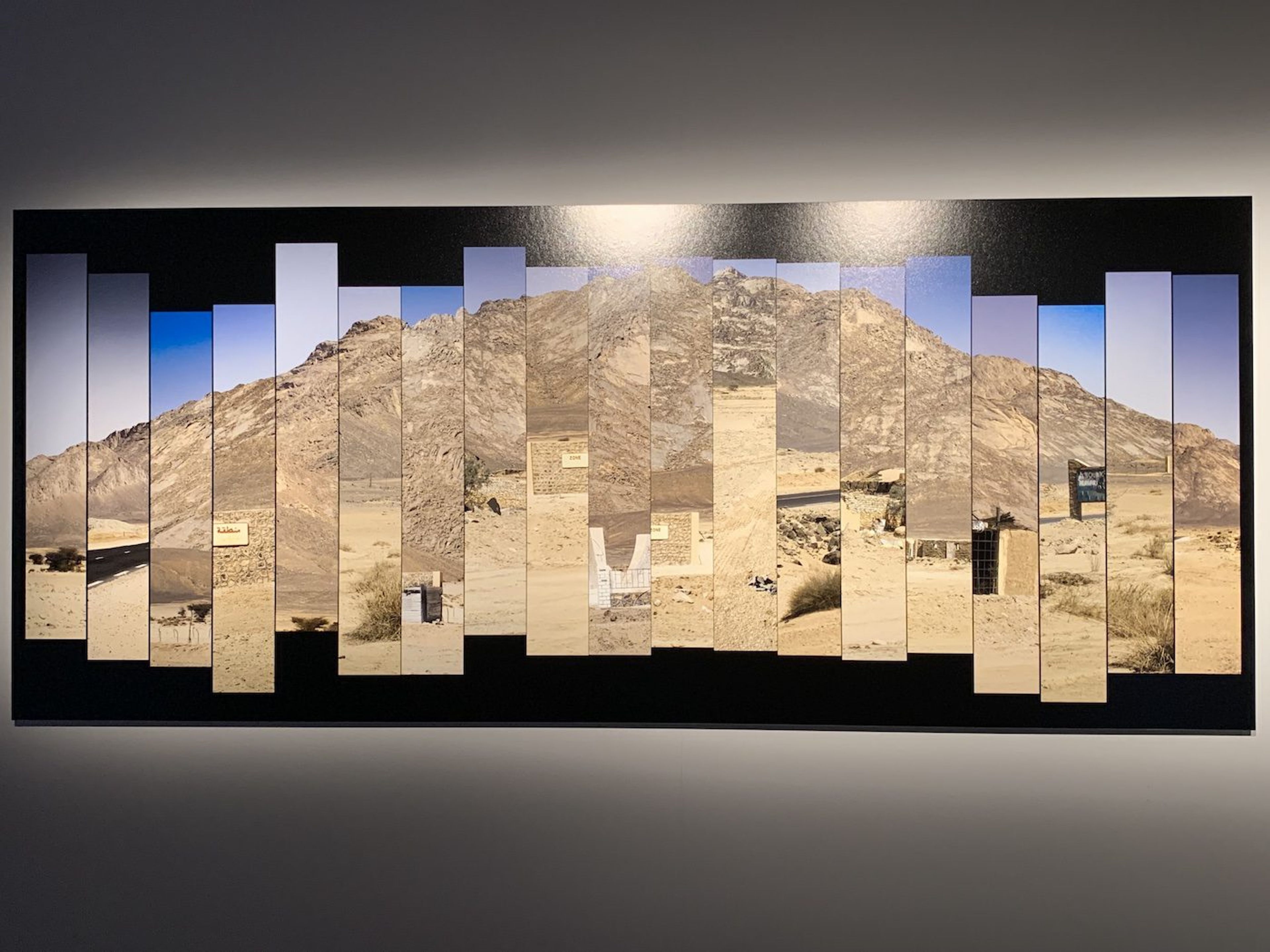 Ammar Bouras, “24°3’55”N 5°3’23”E #7″, 2016. Installation View at 12th Berlin Biennale, Akademie der Künste, Hanseatenweg. Photo: C&amp;