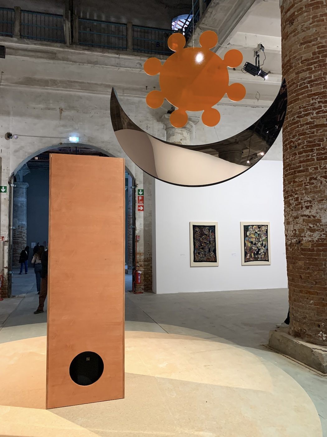 Evan Ifekoya. Installation View of 60th Venice Biennale „Foreigners Everywhere“ at Arsenale. Photo: C&