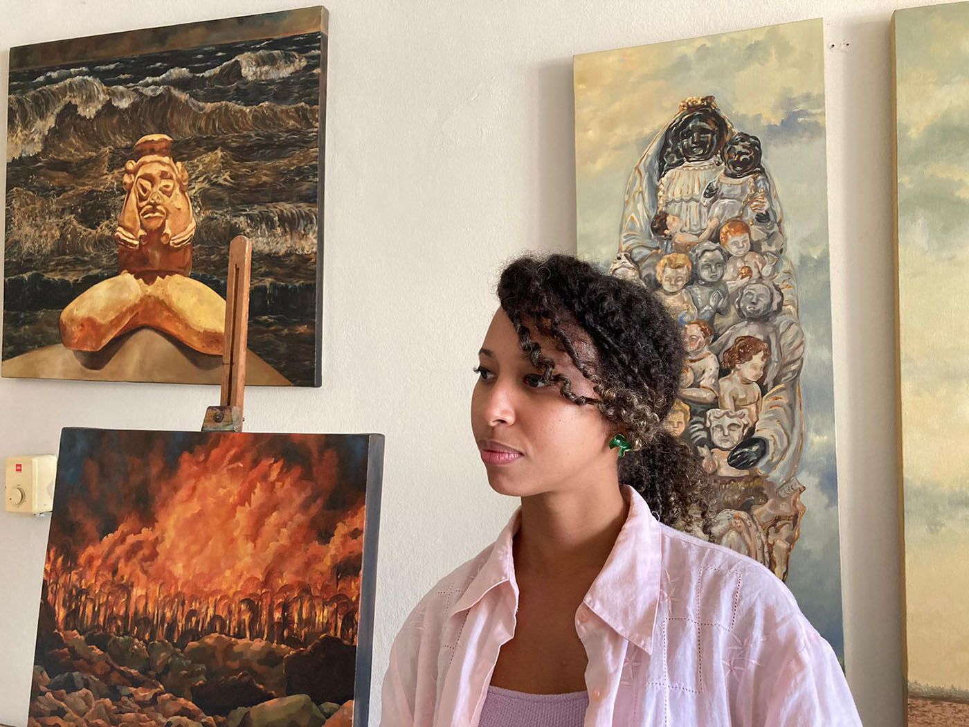 Studio of Julianny Ariza Volquez in Santo Domingo, DR. Photos: Marny Garcia Mommertz.