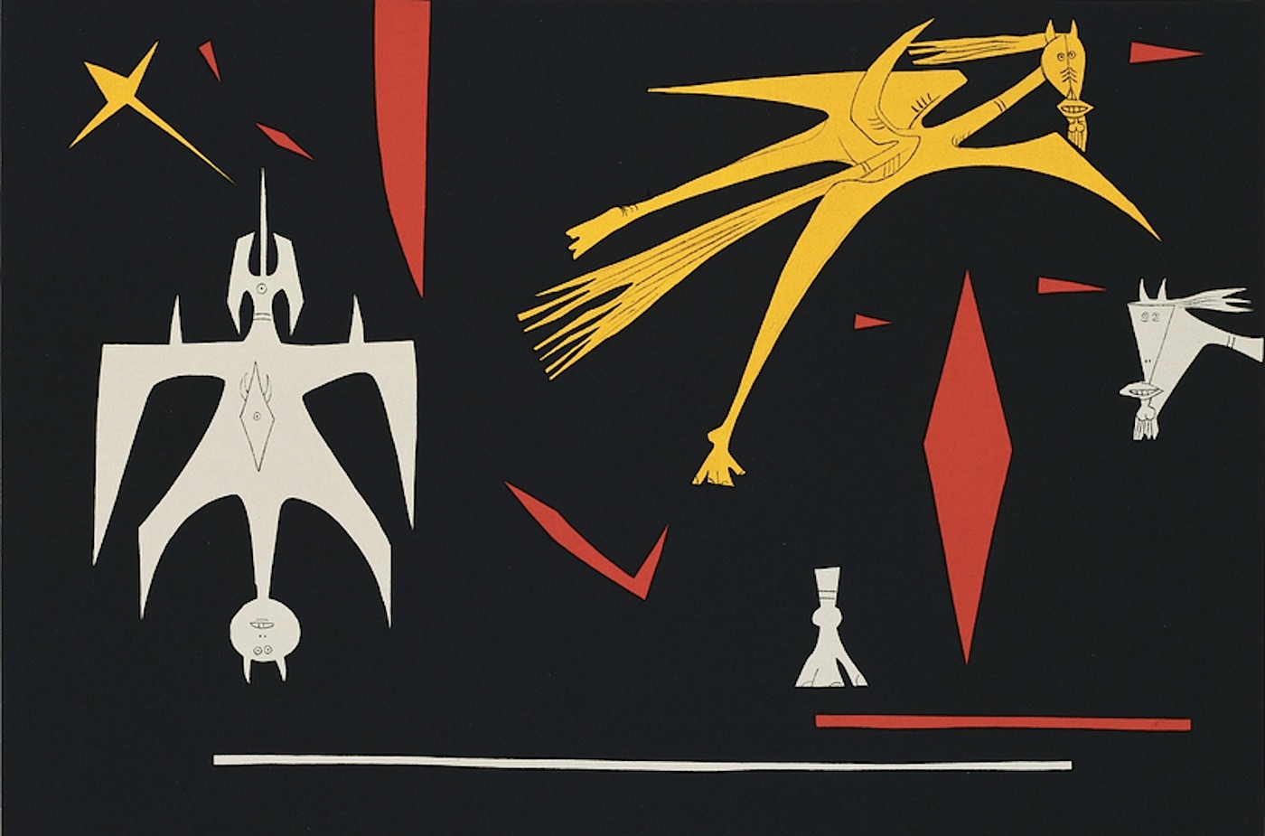 Wifredo Lam, Untitled, 1953. MoMA, NY.