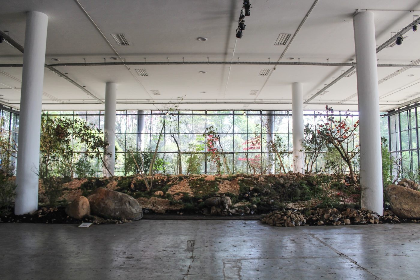 Work by Precious Okoyomon. Installation view at Ciccillo Matarazzo Pavilion, Fundação Bienal de São Paulo . Images by Cristian Baena / Contemporary And (C&).