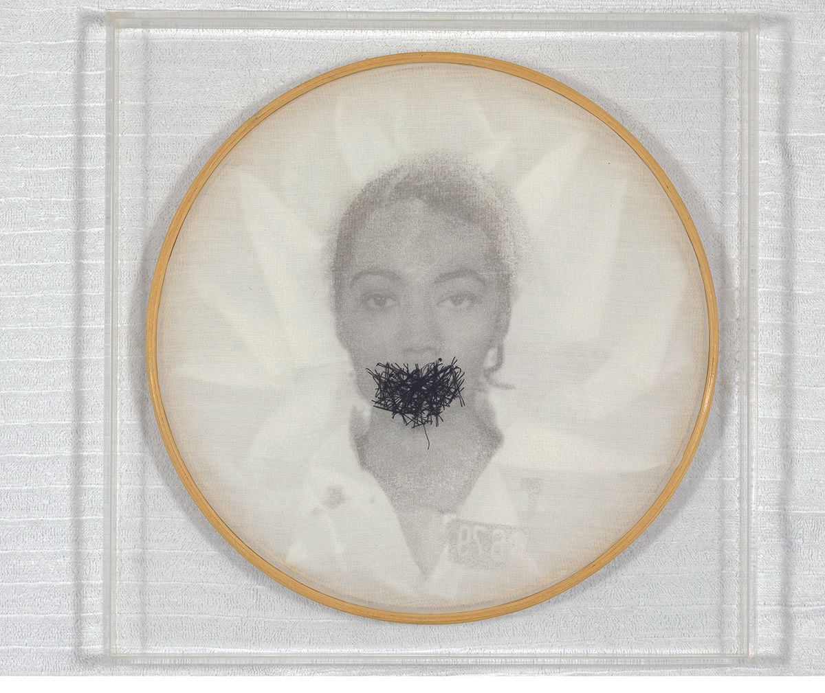 Rosana Paulino, Embroidery frame, 1997. Fernando Assad Abdalla Collection.