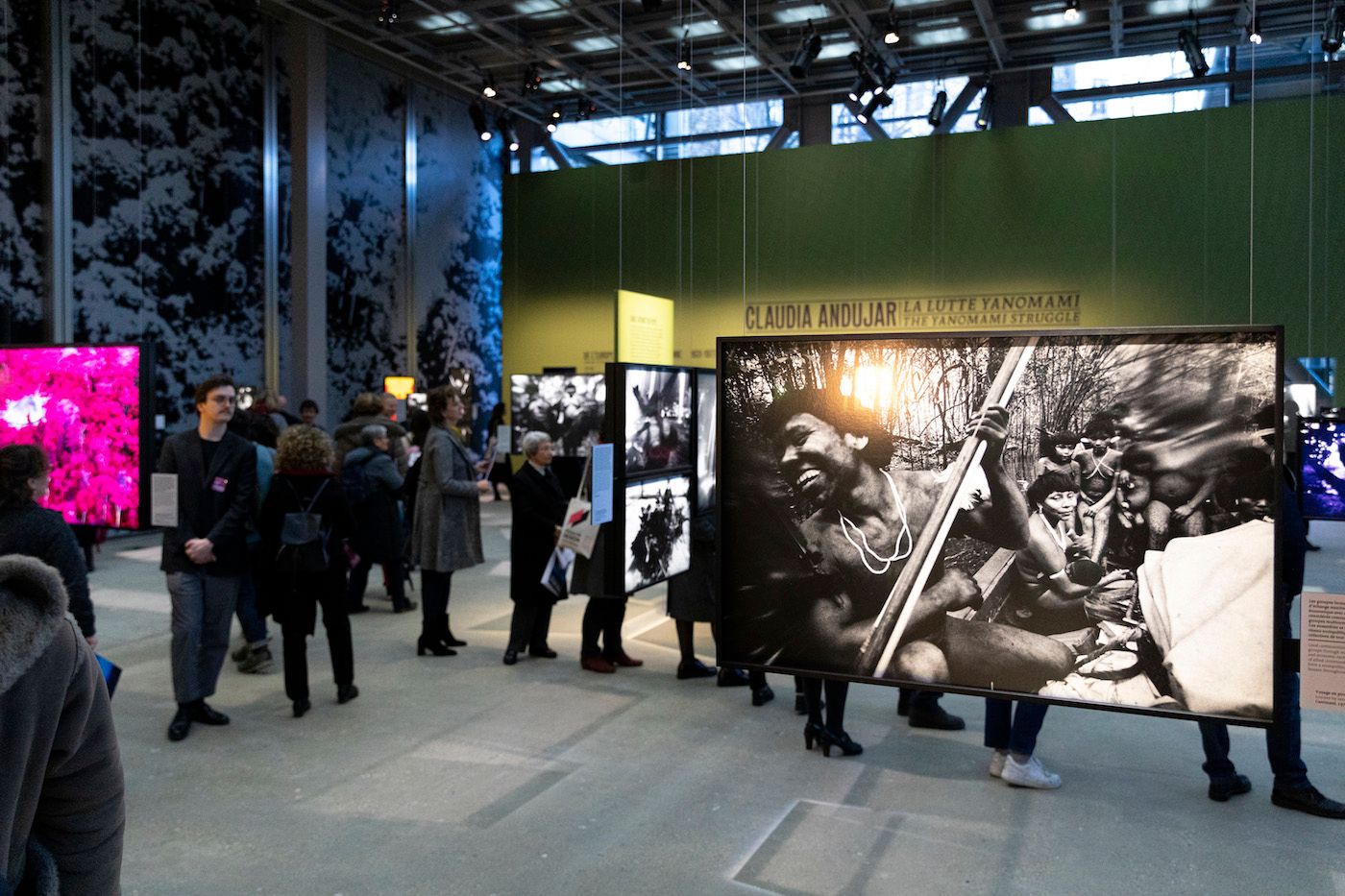 Claudia Andujar, The Yanomami Struggle, Installation View. Photo Thibaut Voisin. Courtesy Fondation Cartier.
