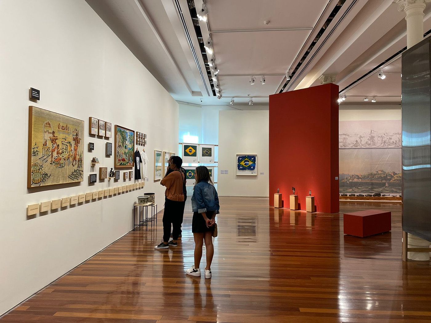 View of the exhibition "Jaime Lauriano – Here is the End of the World", at the Museu de Arte do Rio (MAR), 2023. Photo: Rodrigo Reichert/Press