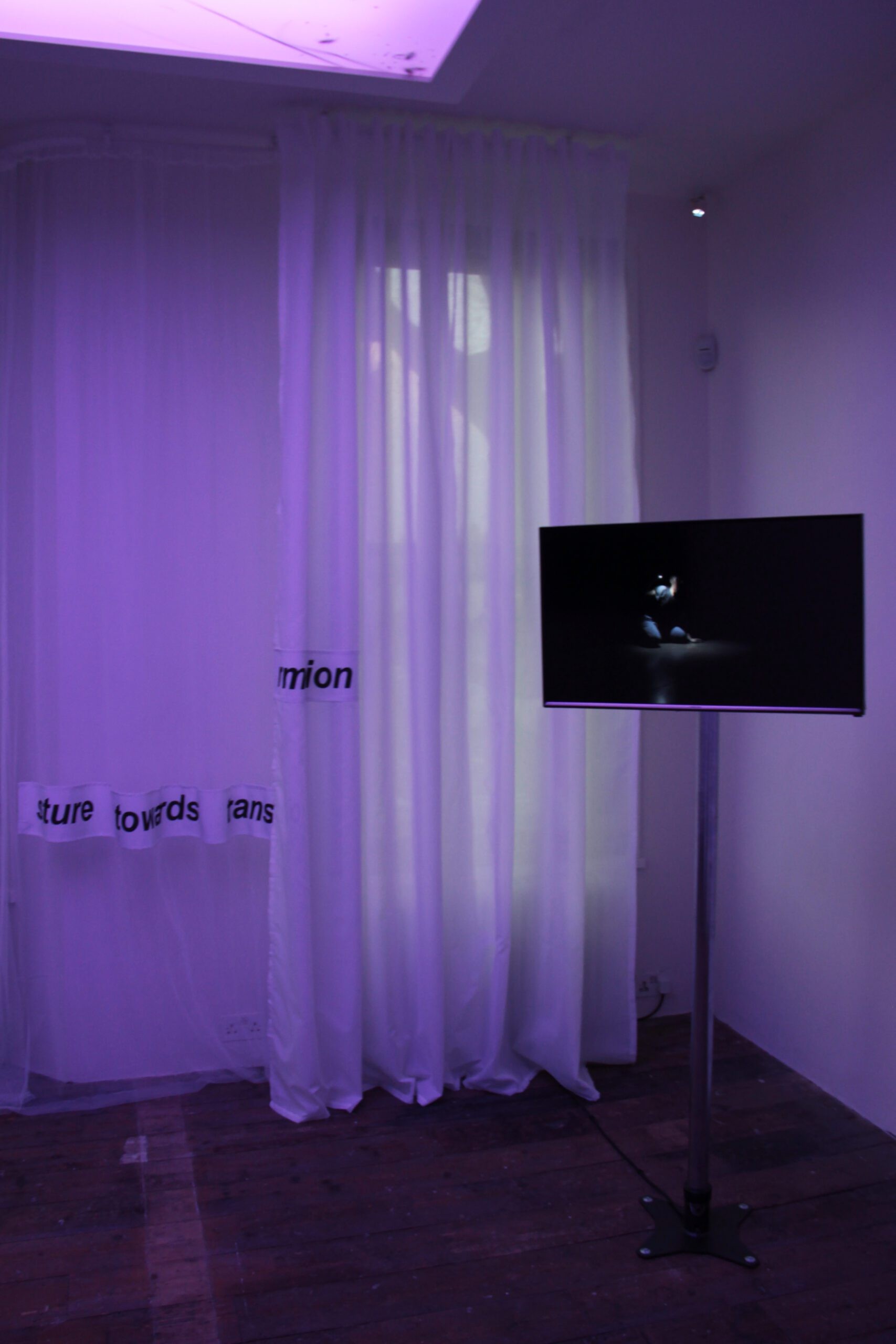 Paul Maheke, I Lost Track of the Swarm, installation view at the South London Gallery, 2016. Photo Paul Maheke