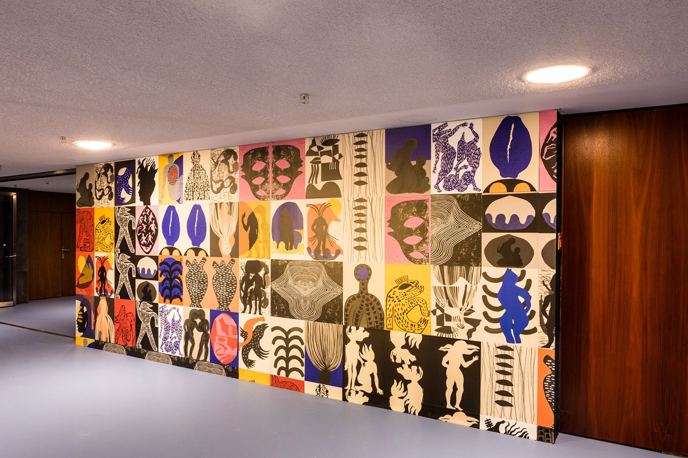 Installation view of the exhibition O Quilombismo: Of Resisting and Insisting. Of Flight as Fight. Of Other Democratic Egalitarian Political Philosophies, Haus der Kulturen der Welt (HKW), 2023. Photo: Laura Fiorio/HKW