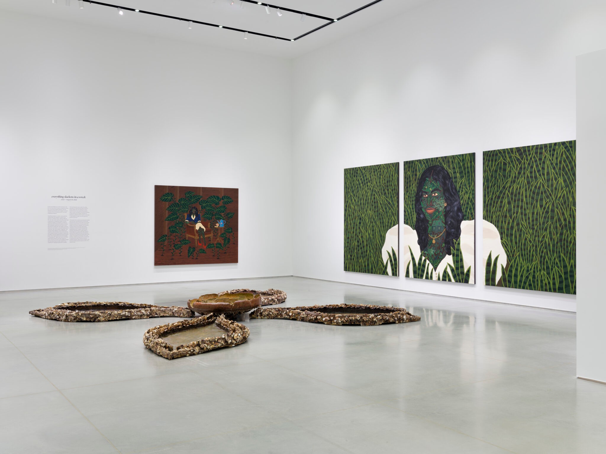 everything slackens in a wreck