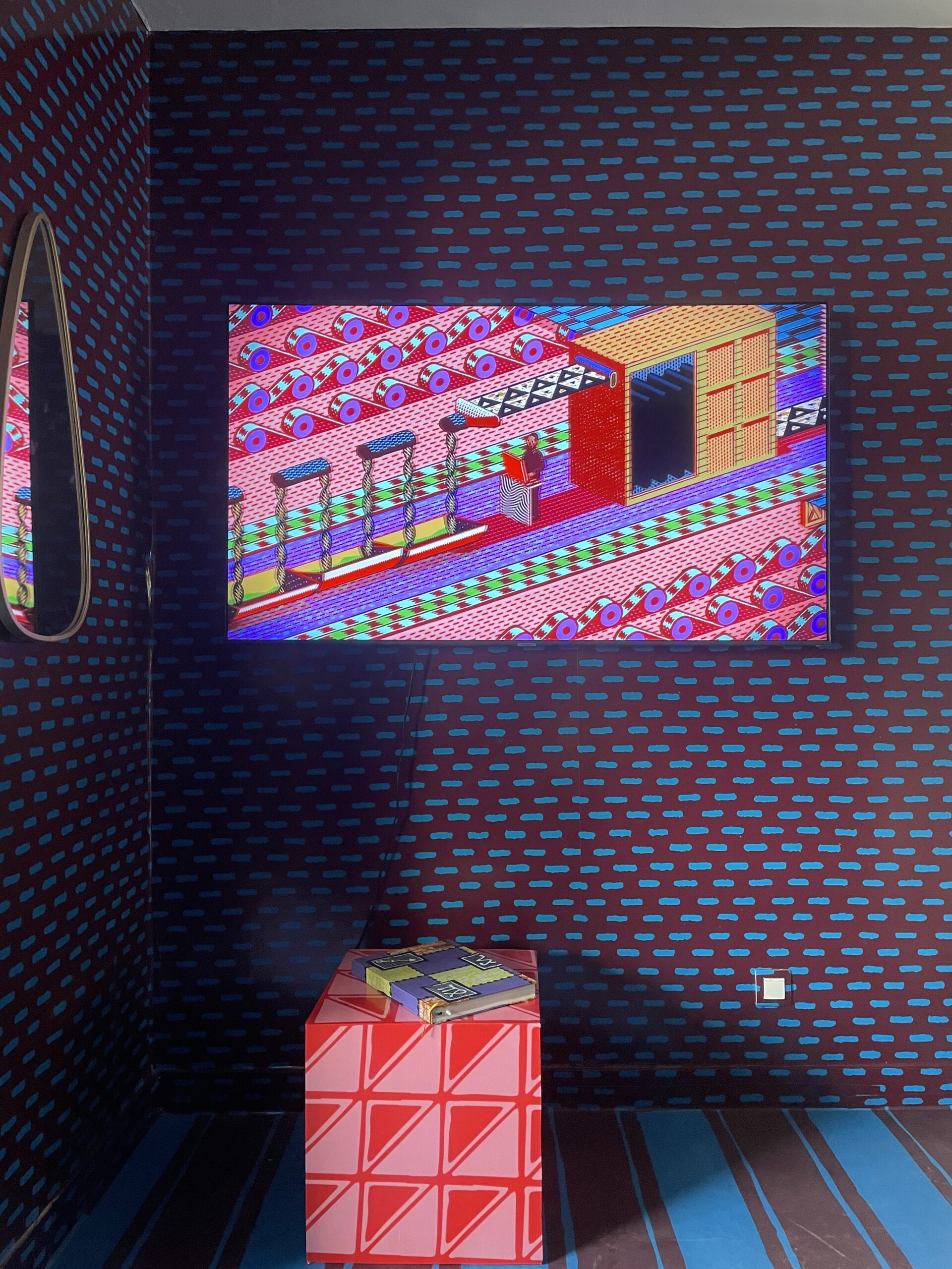 Installation at Vlisco House at the Third. Photo: Khady | Senegalese Twisted