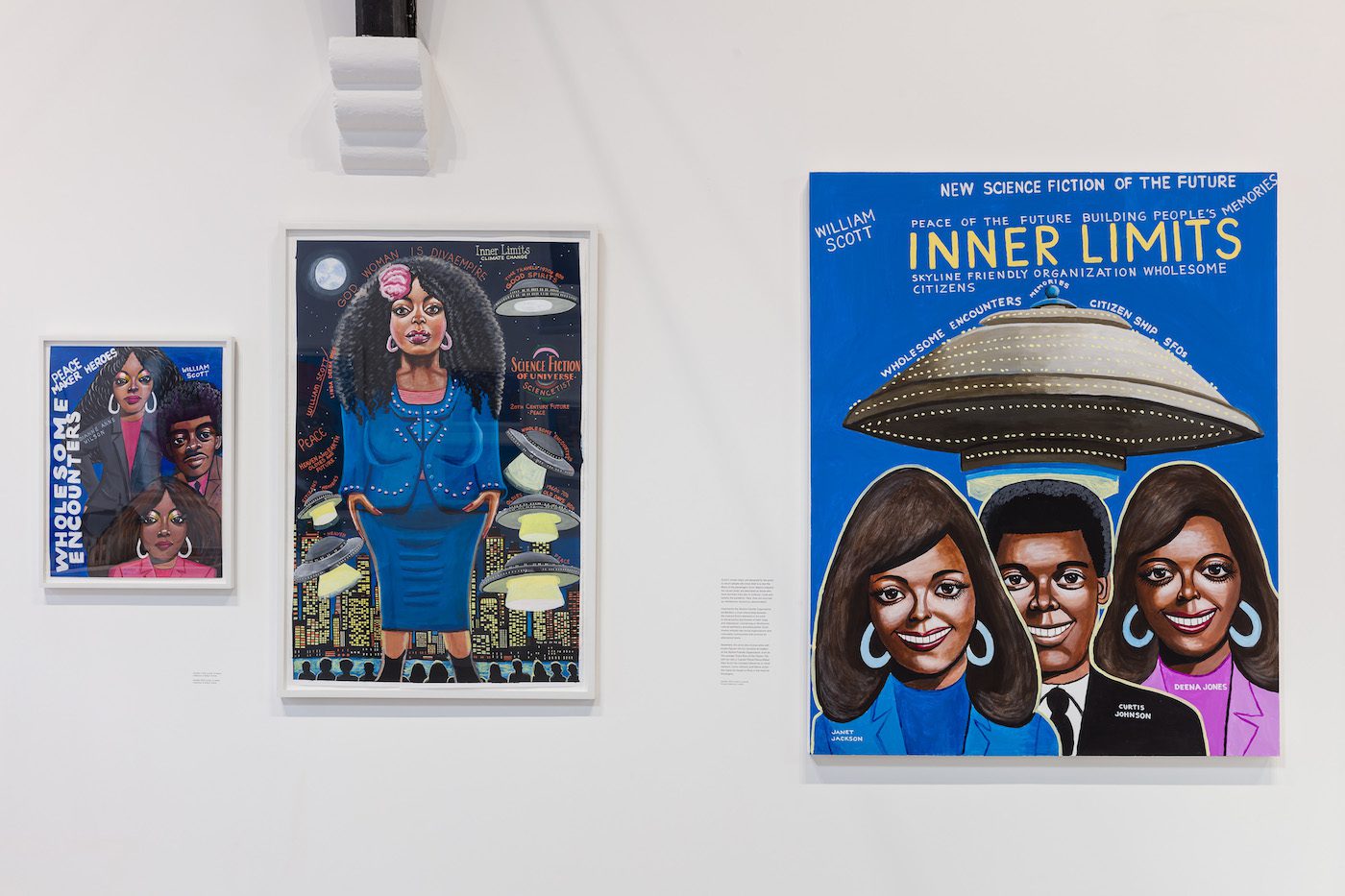 William Scott, 2021, Installation view, Studio Voltaire. Photo Mark Blower.