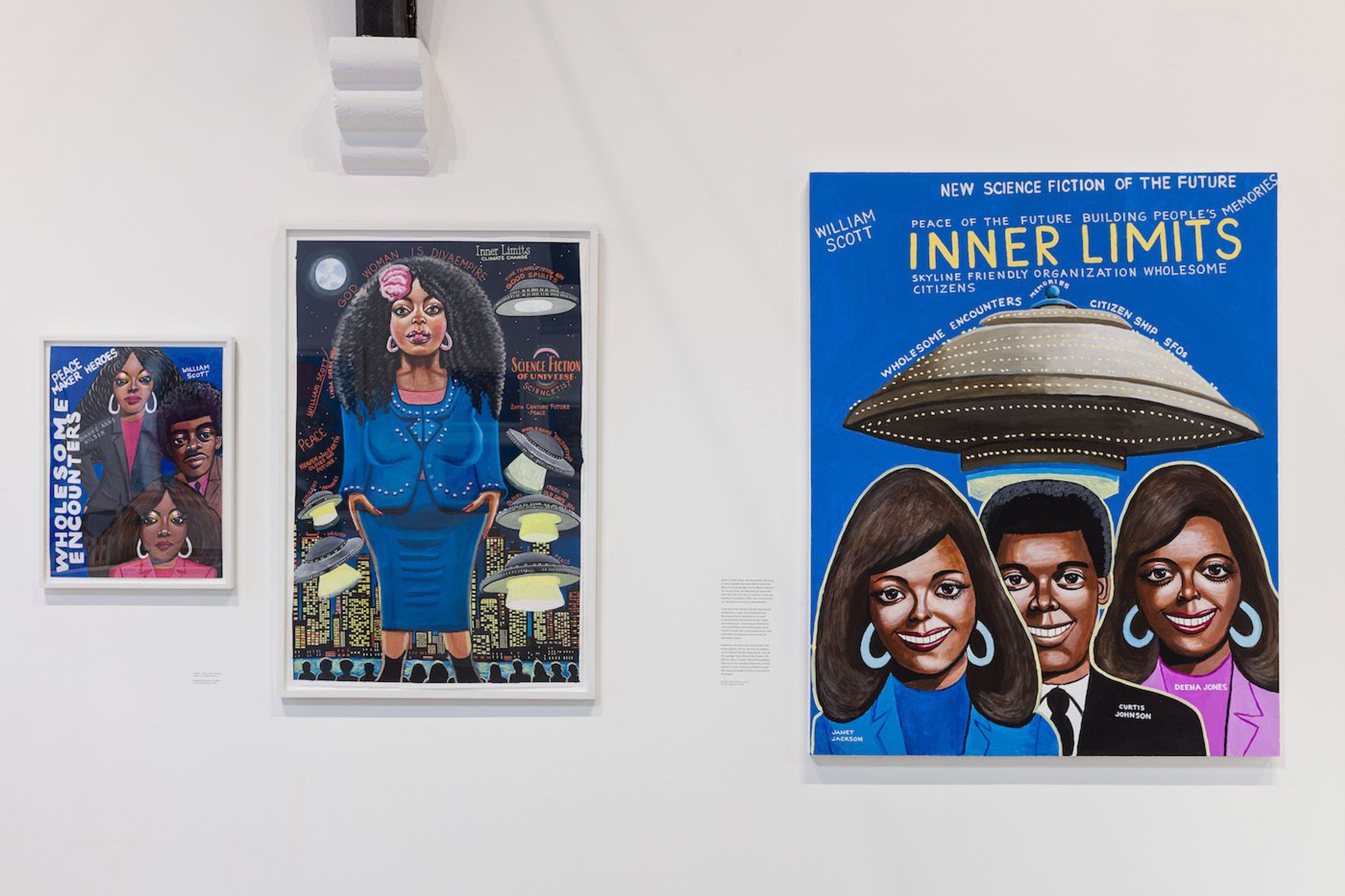 William Scott, 2021, Installation view, Studio Voltaire. Photo Mark Blower.