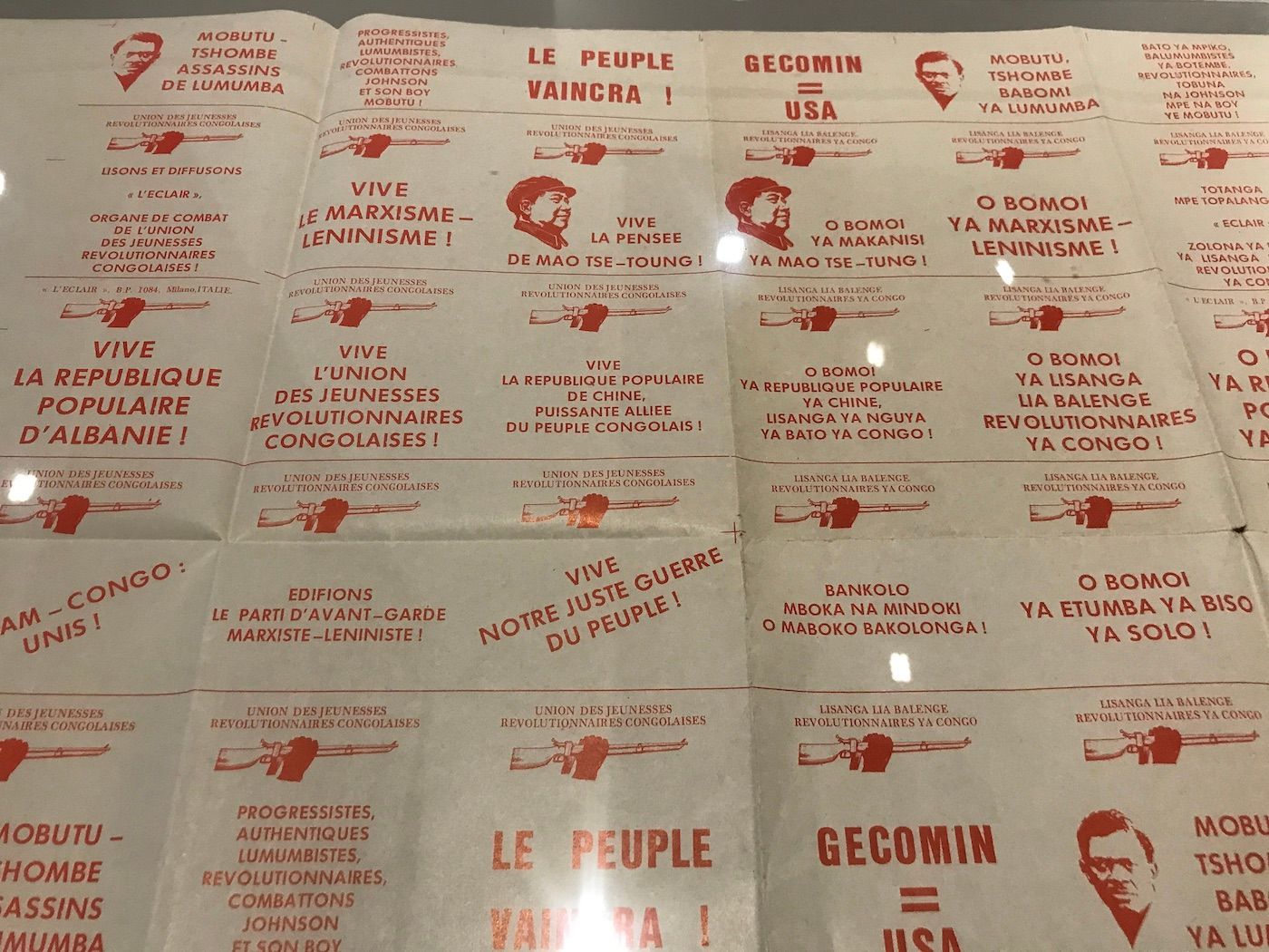 Sammy Baloji, Shinkolobwe’s Abstraction, 2022. Installation view at Sharjah Biennial 15. Photo: C&amp;.