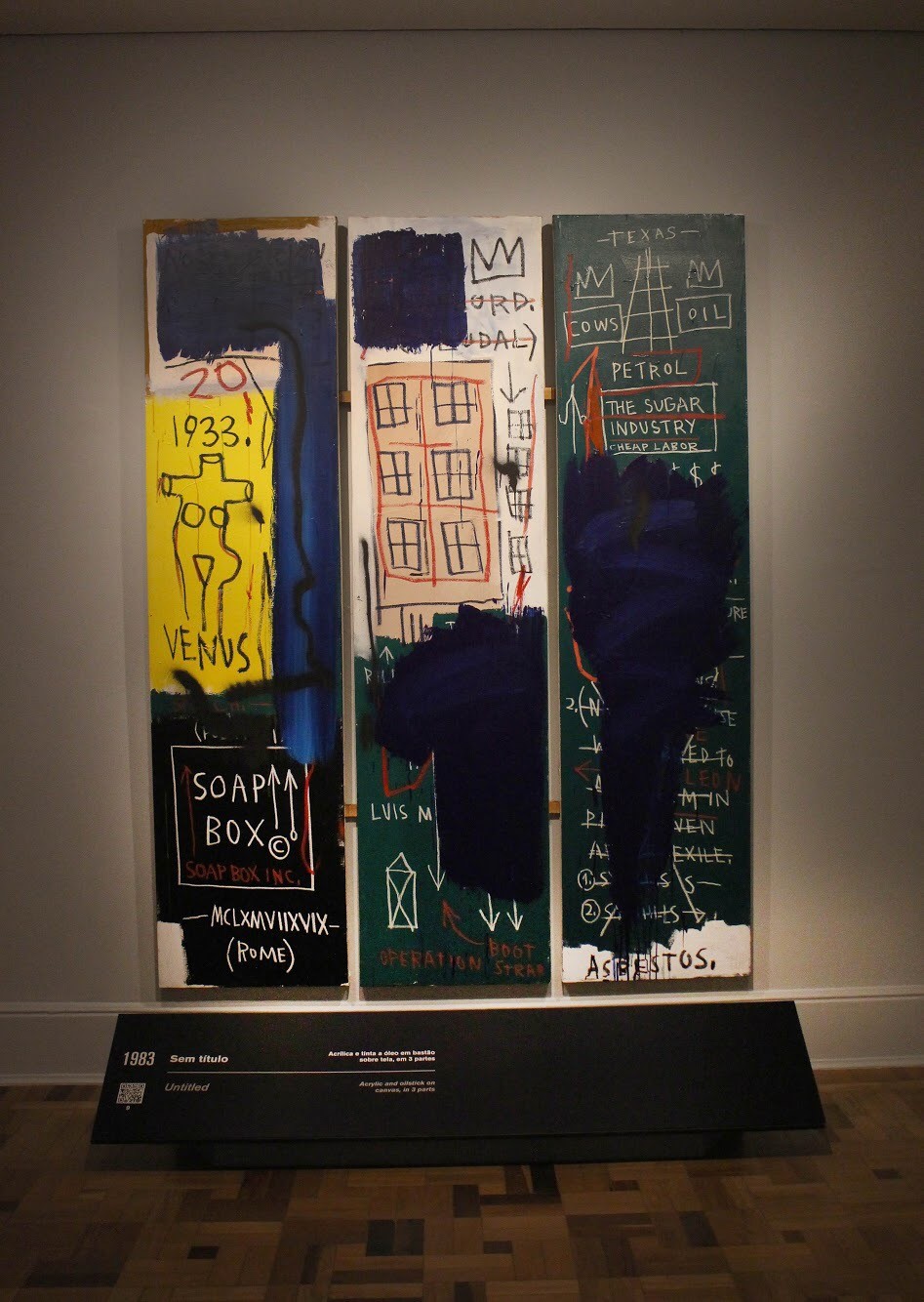 Untitled, Jean-Michel Basquiat (1983). © Estate of Jean-Michel Basquiat. Licensed by Artestar, New York.