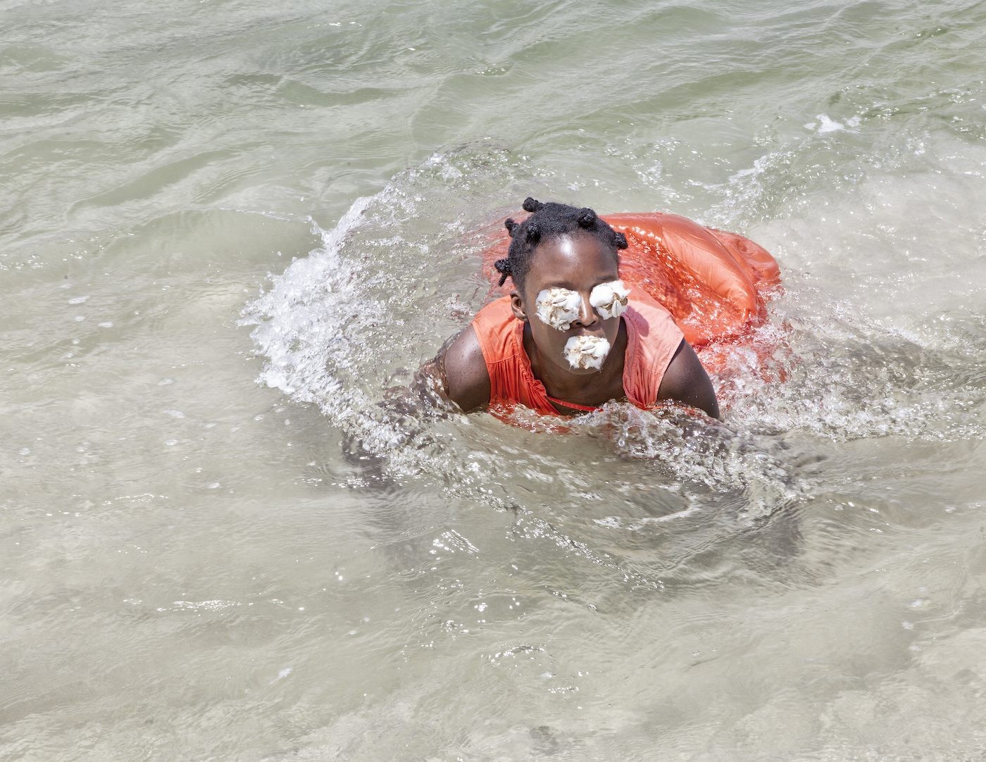 Adama Delphine Fawundu, Sopdet Illuminates, 2017. Archival pigment on 100% cotton fiber paper, 23 x 34 1/2 inch. Courtesy of the artist.