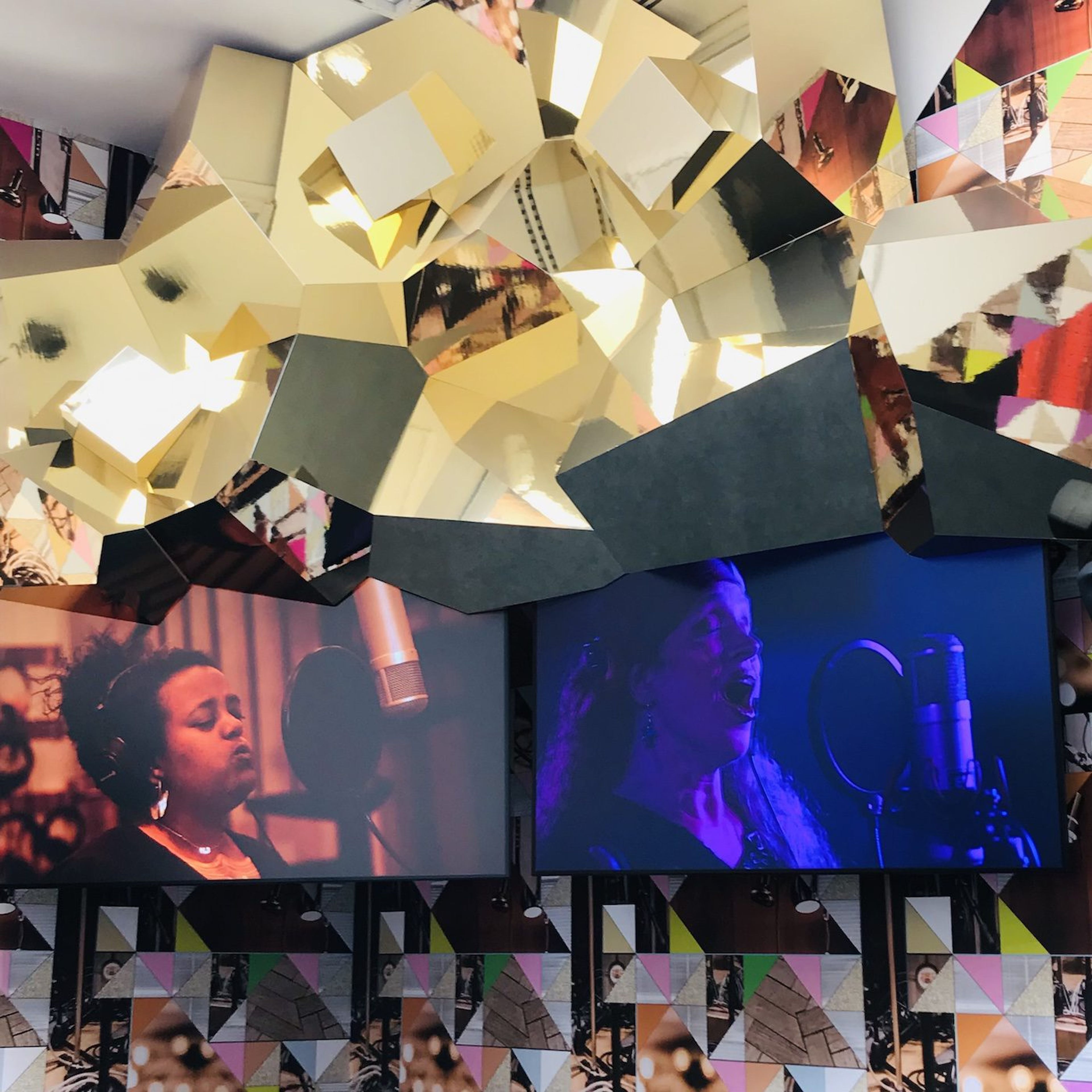Sonia Boyce, Feeling Her Way, 2022. Installation view of the Great Britain Pavilion at the 59th Venice Biennale. Photo: C&amp;