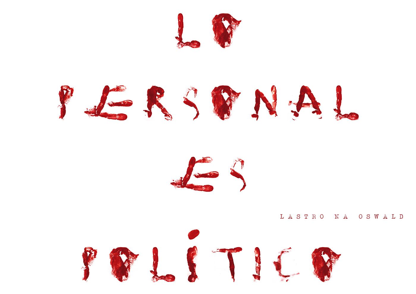 Poster of Lastro at Oswald de Andrade Cultural Workshop by Sol Casal.