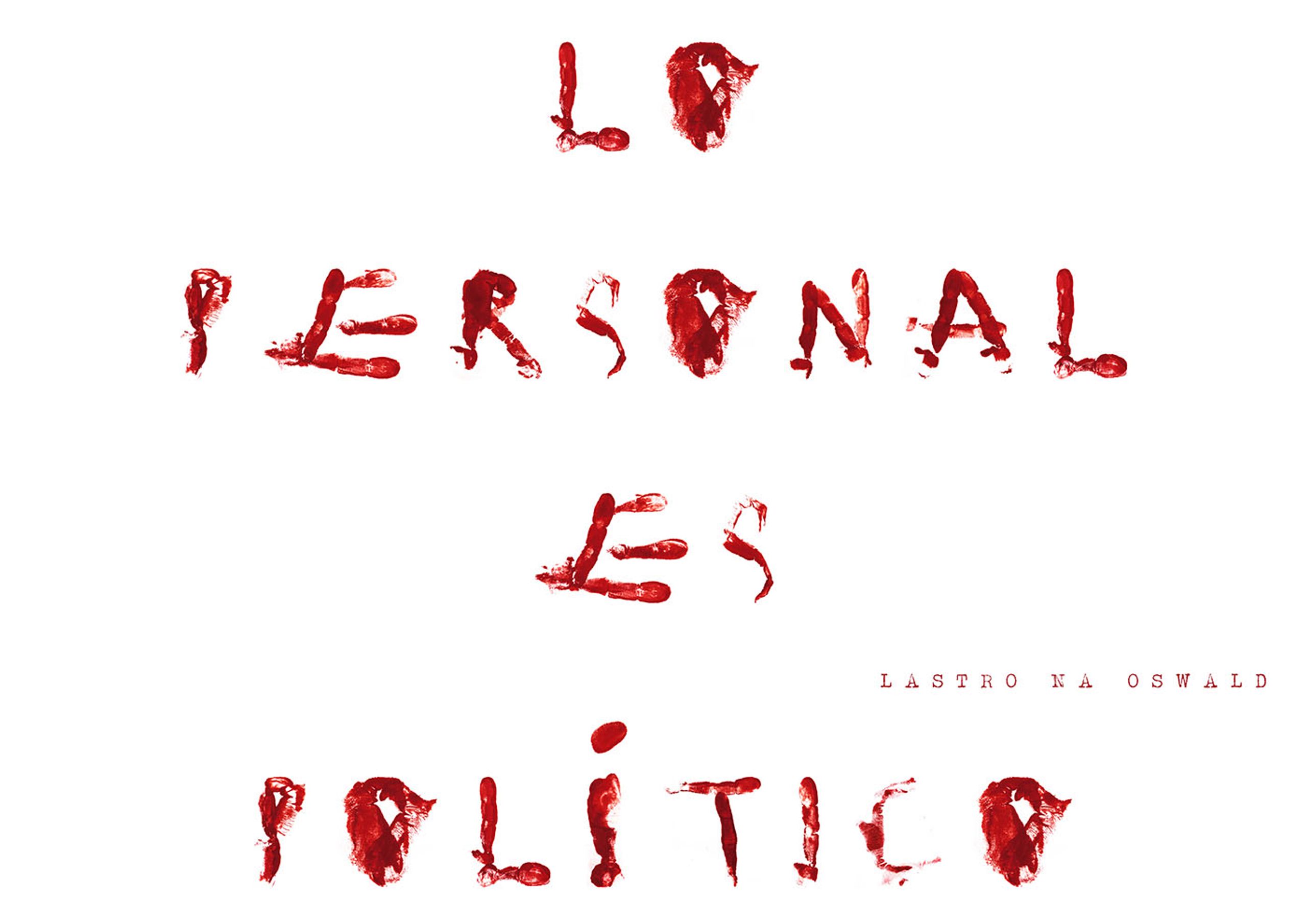 Poster of Lastro at Oswald de Andrade Cultural Workshop by Sol Casal.