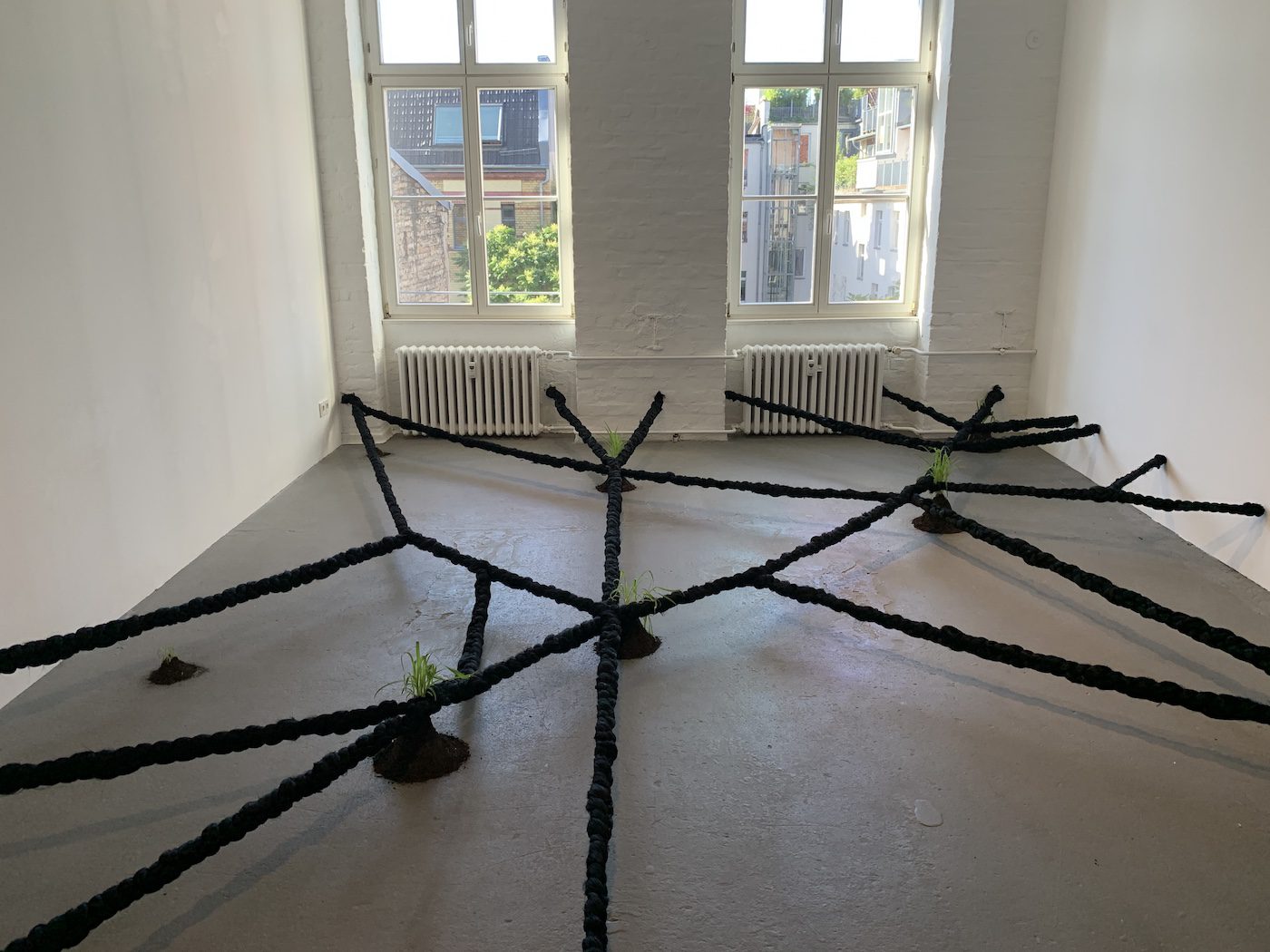 Binta Diaw, Dïàspora, 2022. Installation View at 12th Berlin Biennale, KW Institute for Contemporary Art. Photo: C&amp;